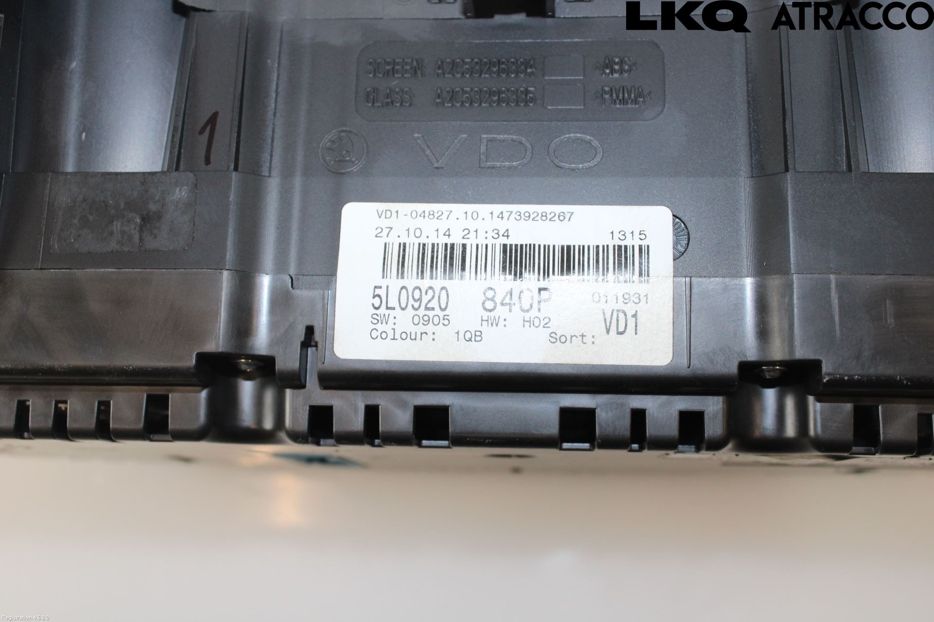 Skoda YETI Instrument Komb