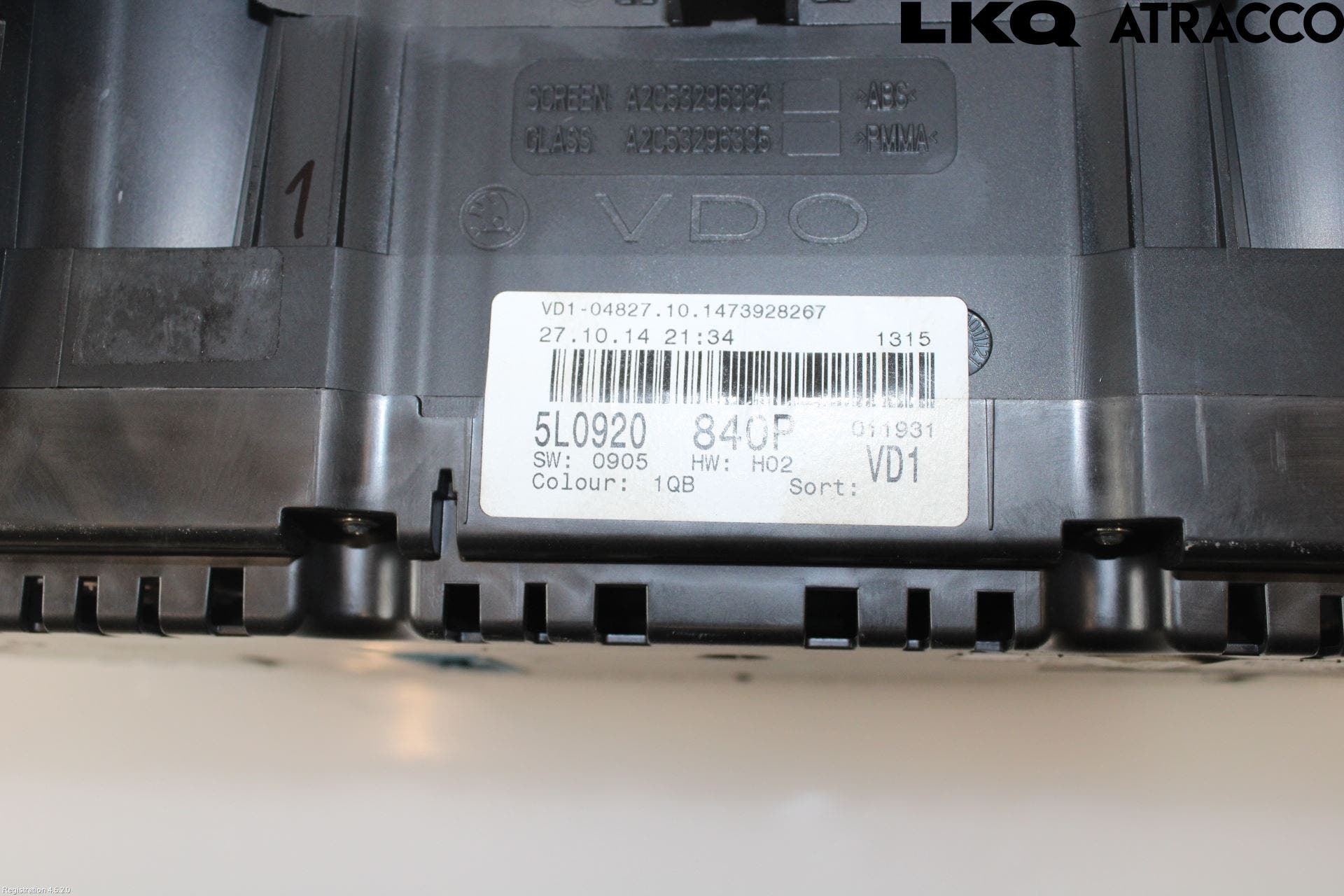 Skoda YETI Instrument Komb