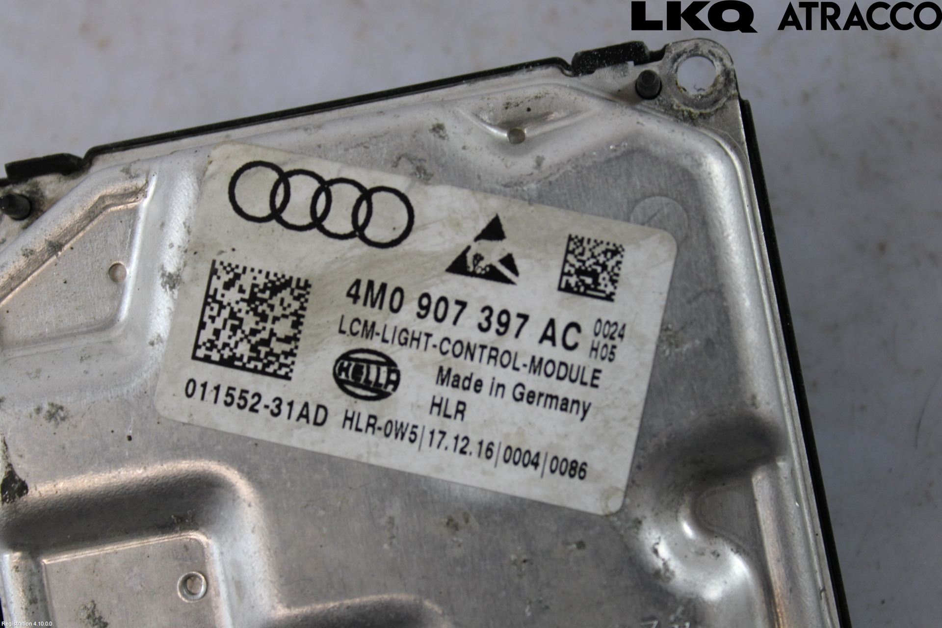 Audi A4/S4 B9 16-19 Styrenhet Strålkastare