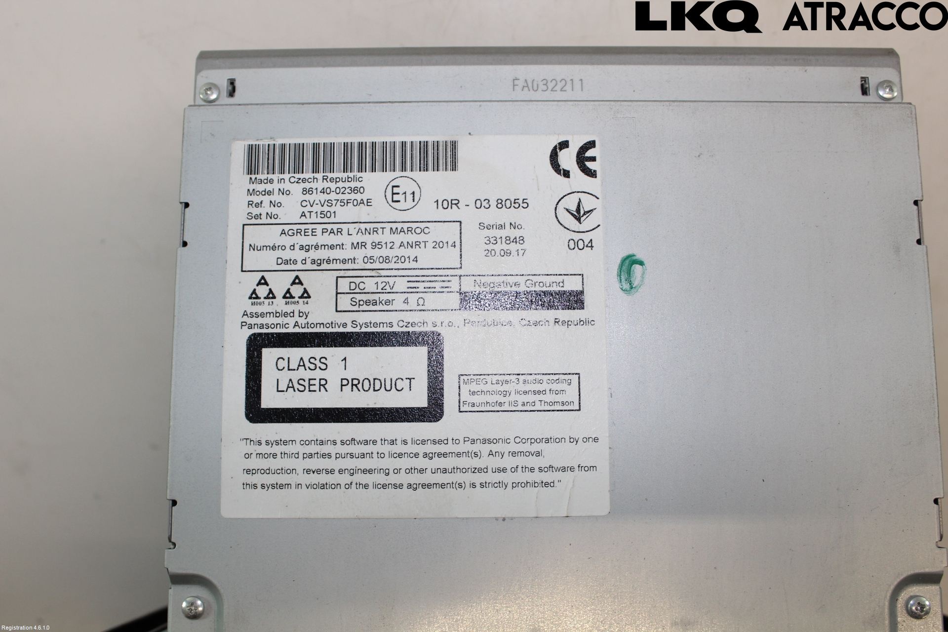 Toyota AURIS 13-19 Cd Radio - Multimediapanel