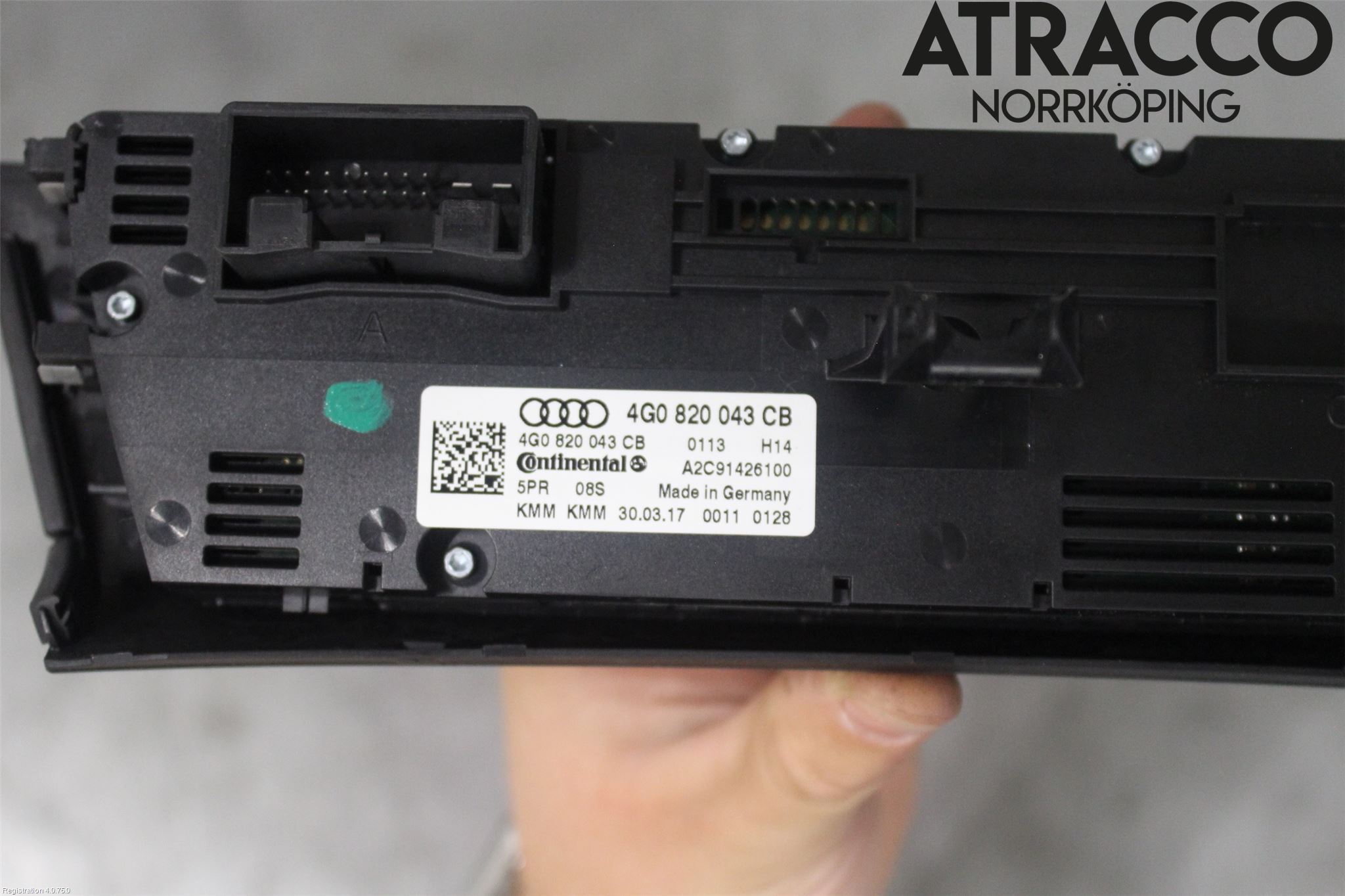 Audi A6/S6 4G 11-18 Värmereglage