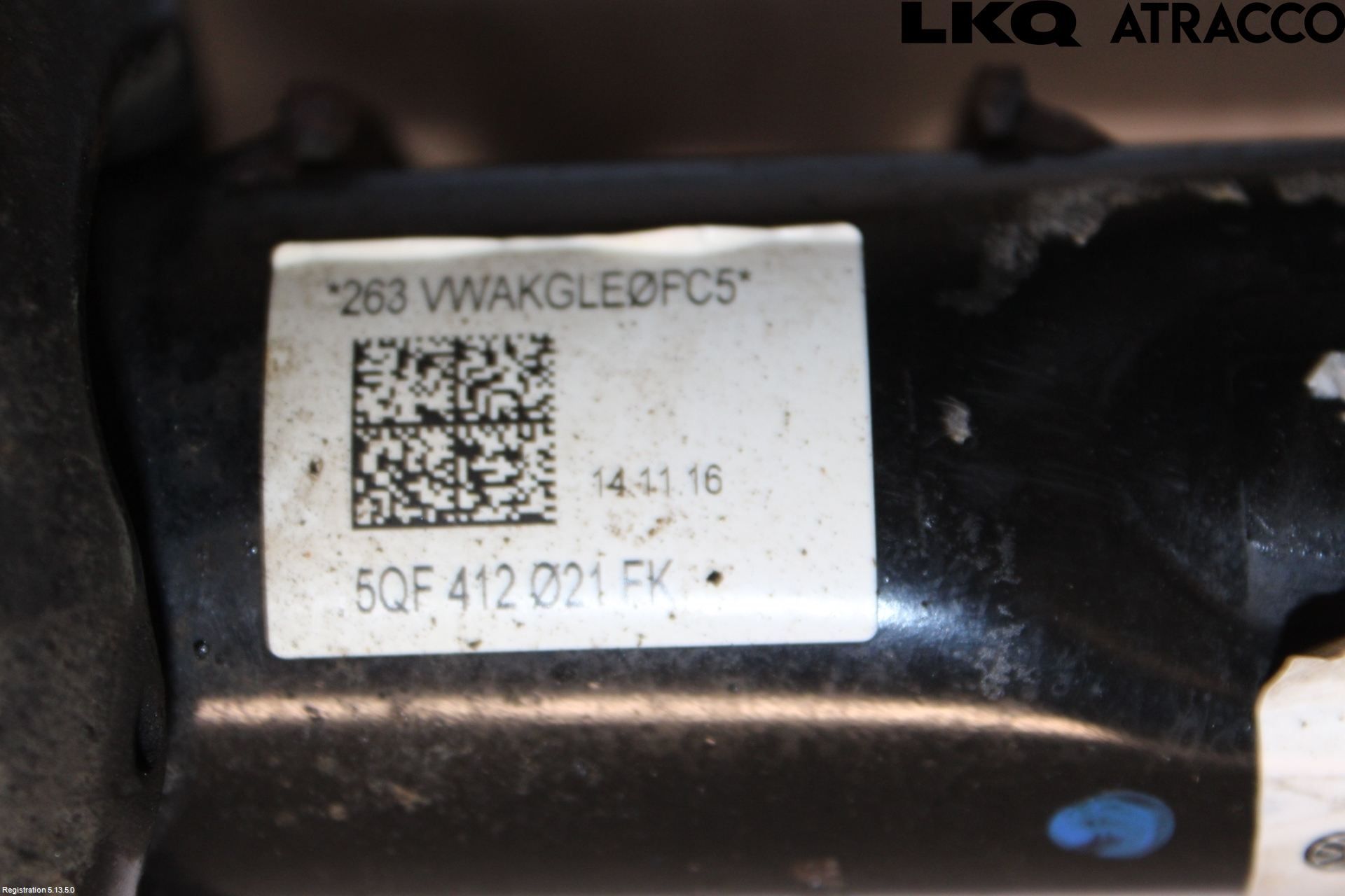 Volkswagen VW TIGUAN 16-24 Fjäderben Fram Höger
