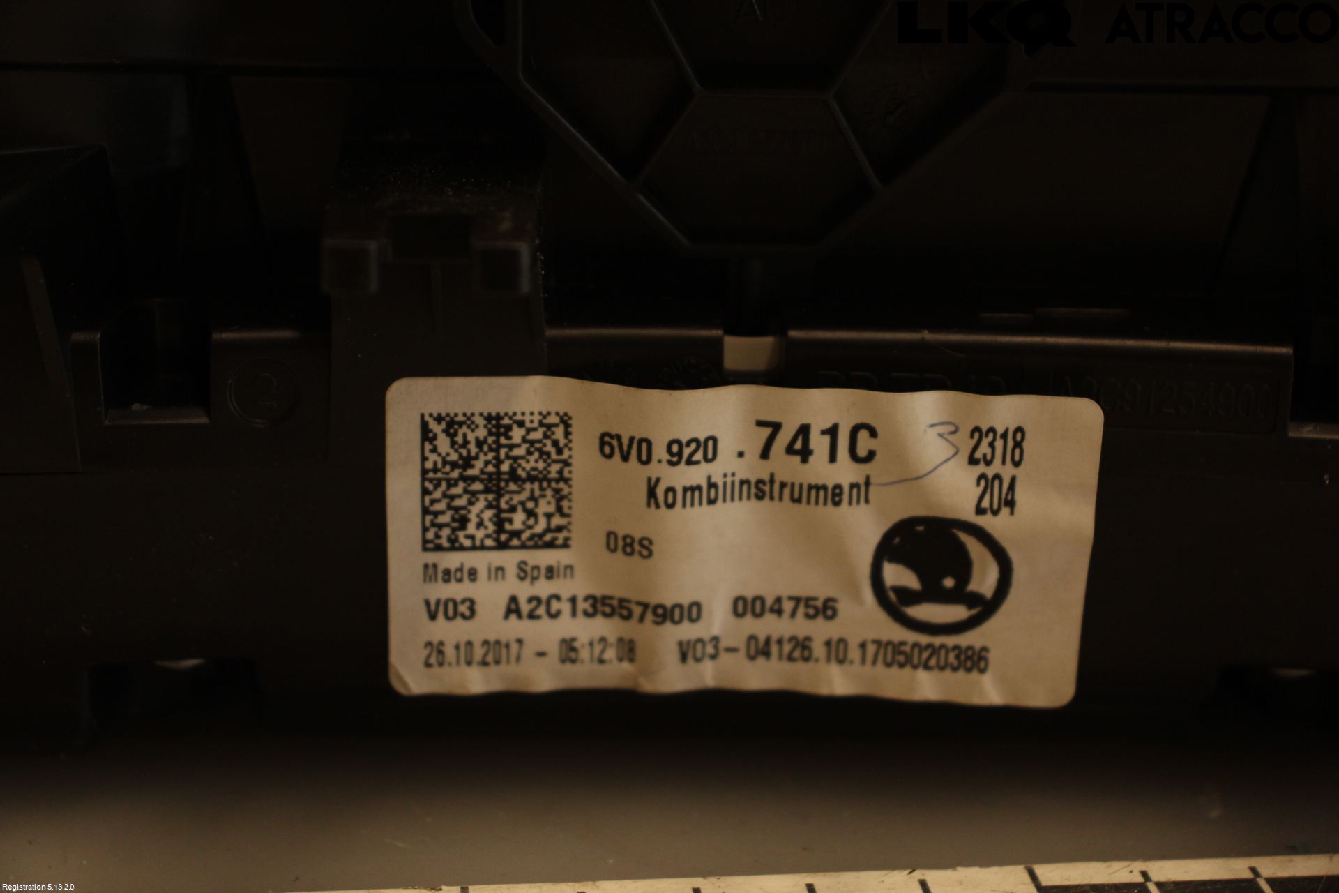Skoda FABIA 15-21 Instrument Komb
