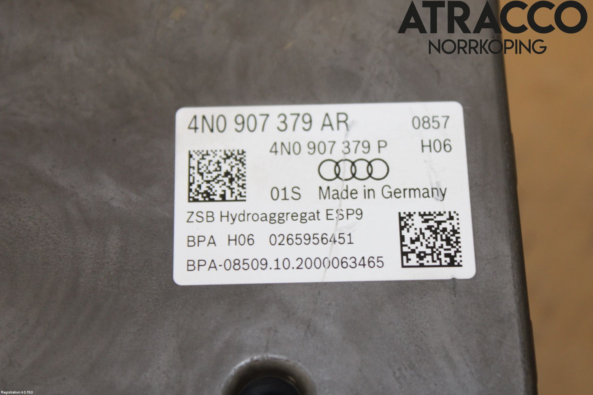 Volkswagen VW PASSAT 15-19 Abs Hydraulaggregat