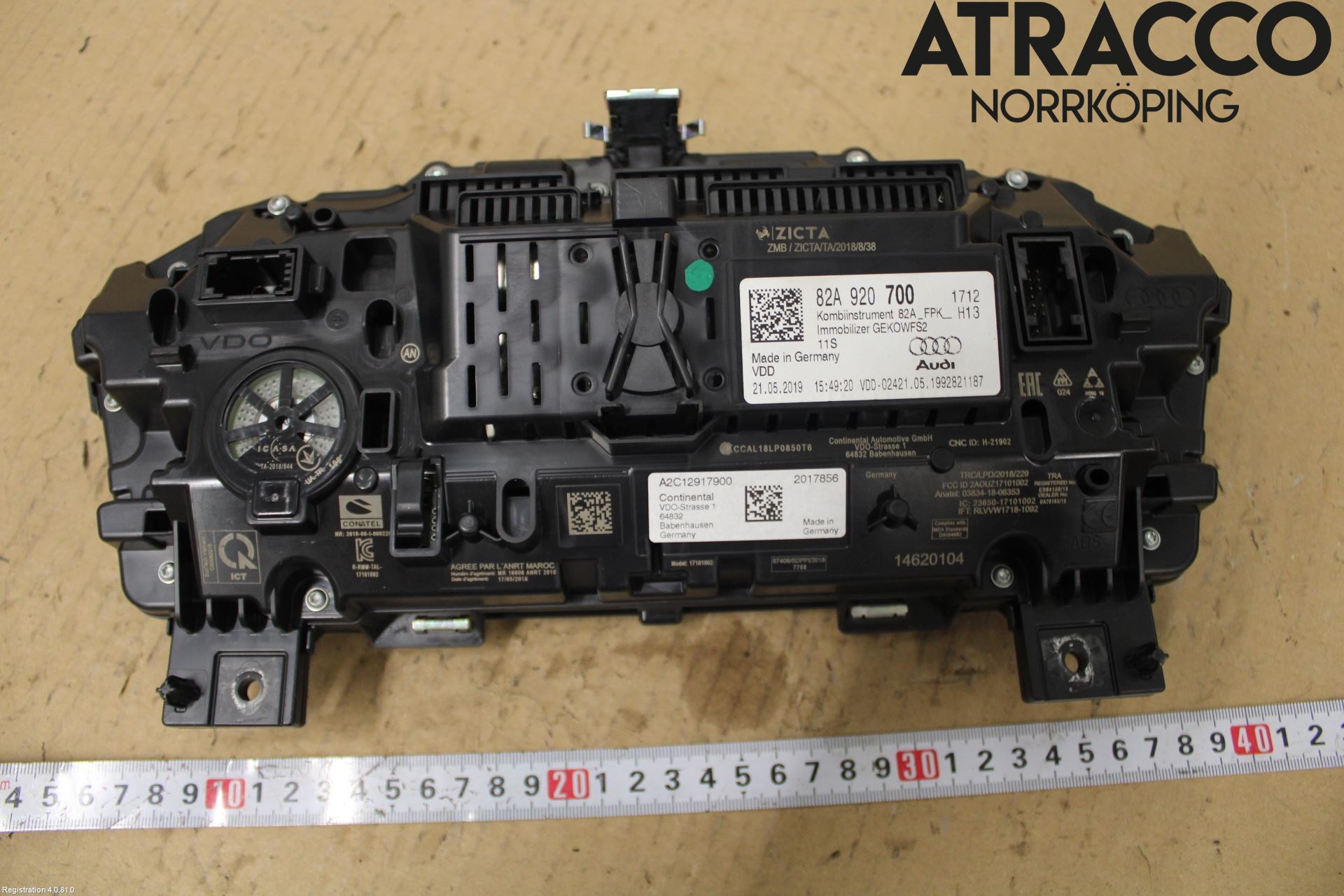 Audi A1 19- Instrument Komb