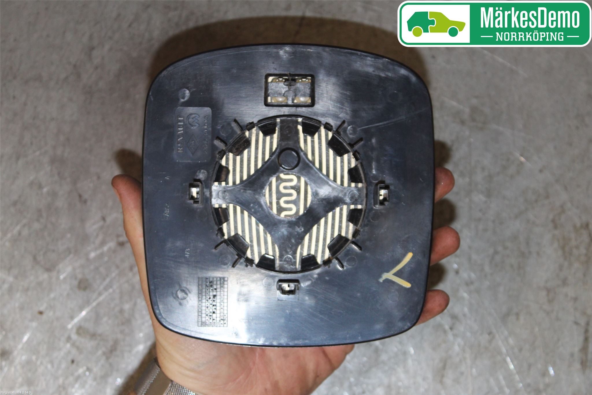 Renault KANGOO II 08-14 Spegelglas Vä