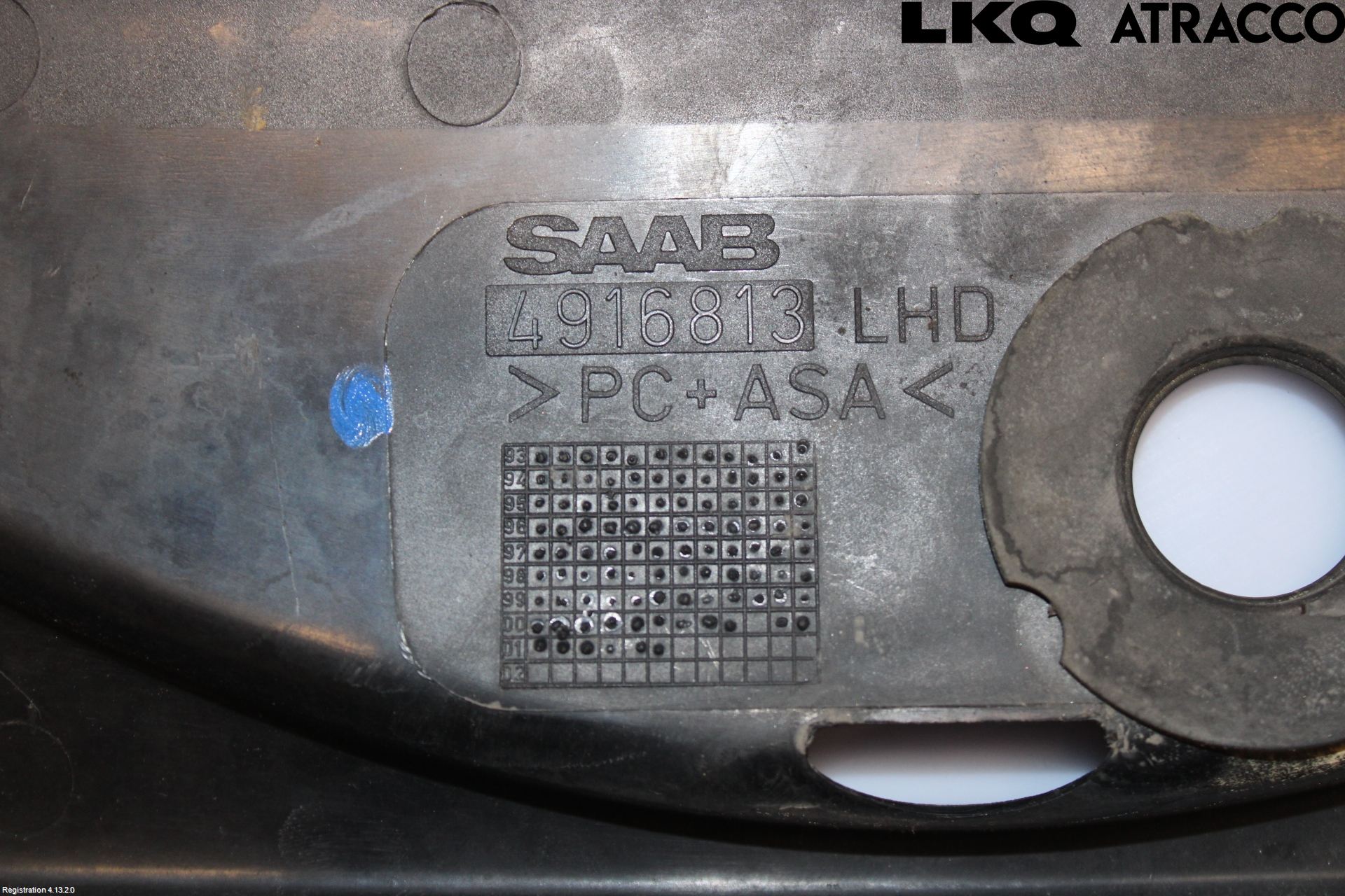 Saab 9-3 VER 1 98-03 Torpedplåt-Torpedplast