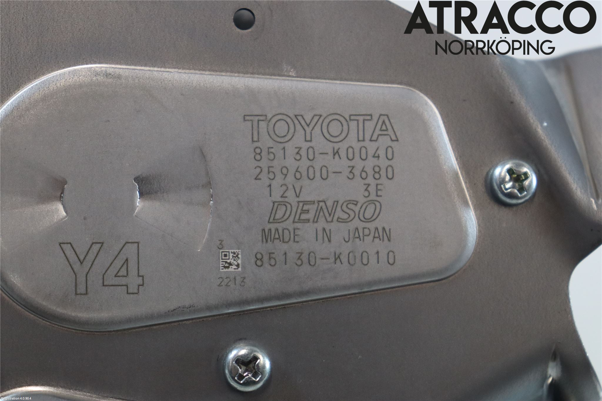 Toyota YARIS XP21 20- Torkarmekanism Bakruta
