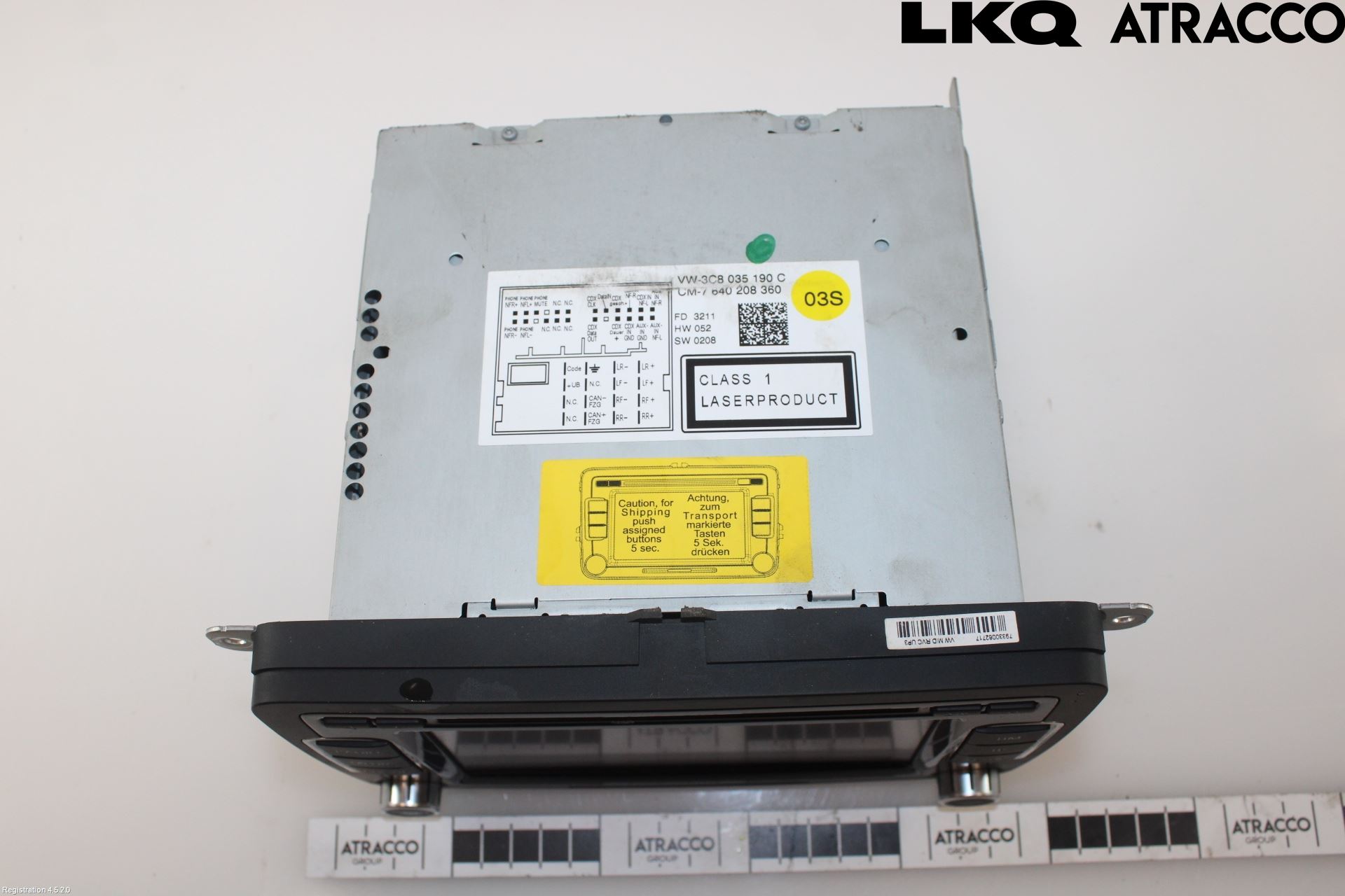 Volkswagen VW GOLF VI 09-13 Cd Radio - Multimediapanel