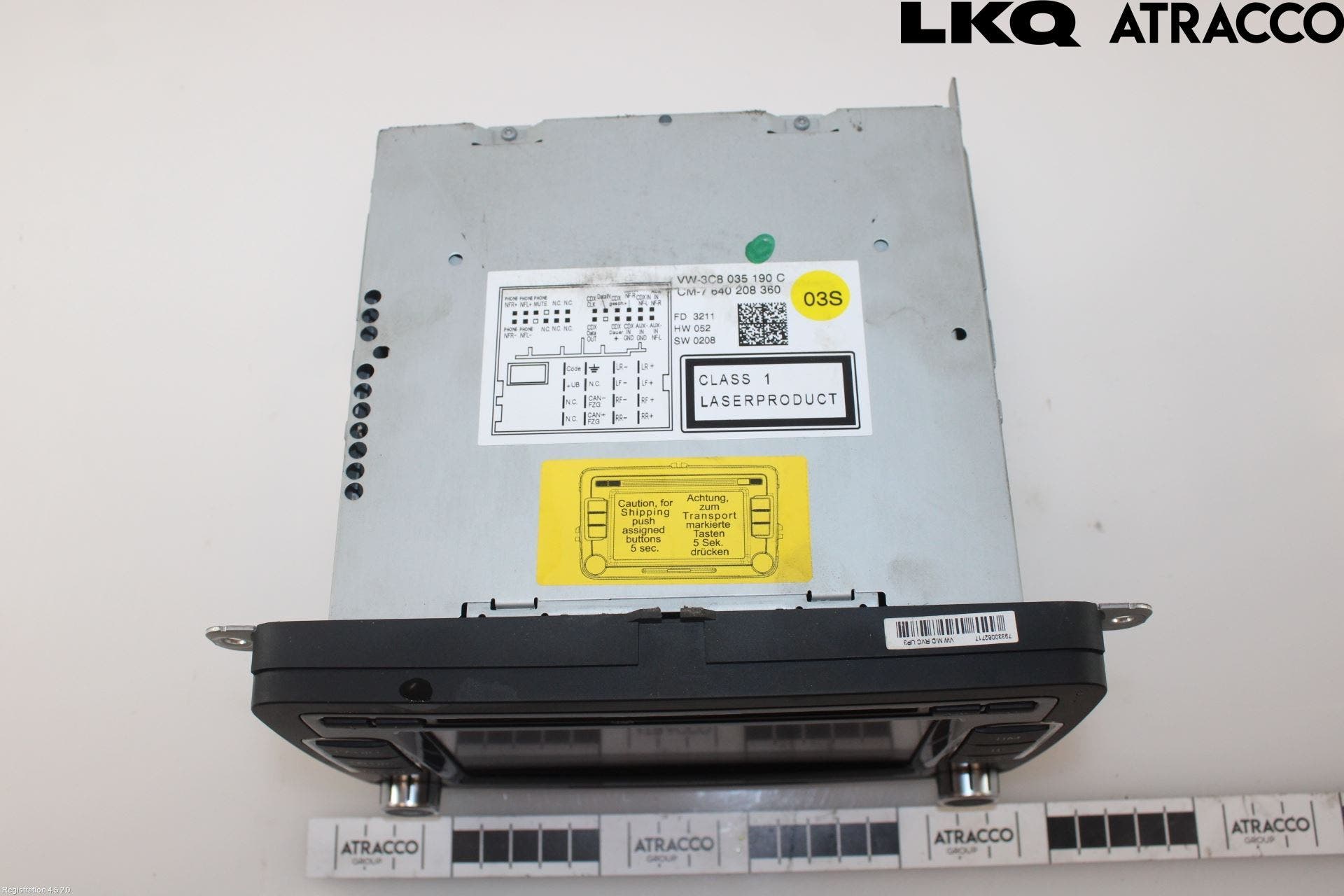 Volkswagen VW GOLF VI 09-13 Cd Radio - Multimediapanel