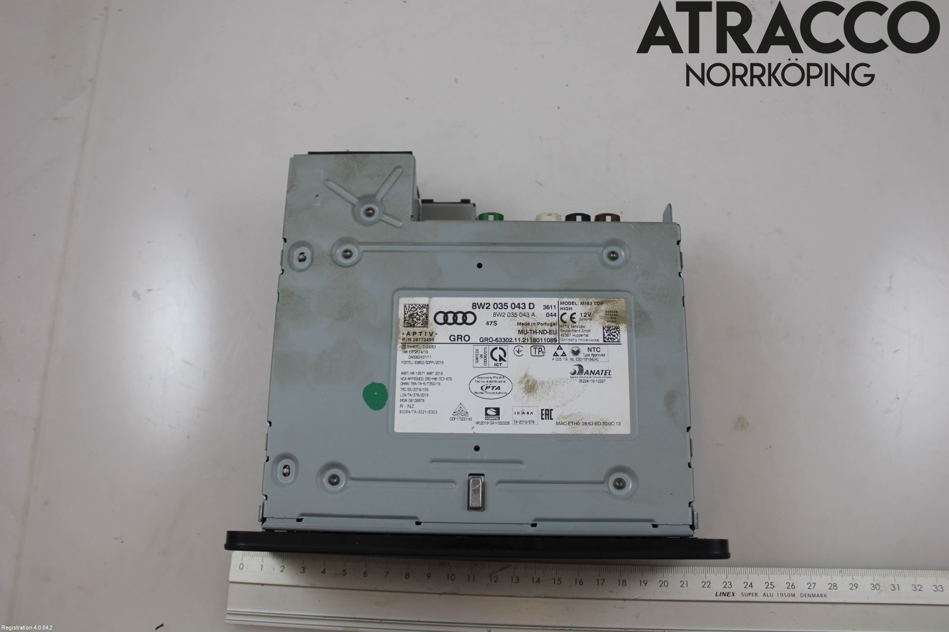 Audi A4/S4 B9 20- Cd Radio - Multimediapanel