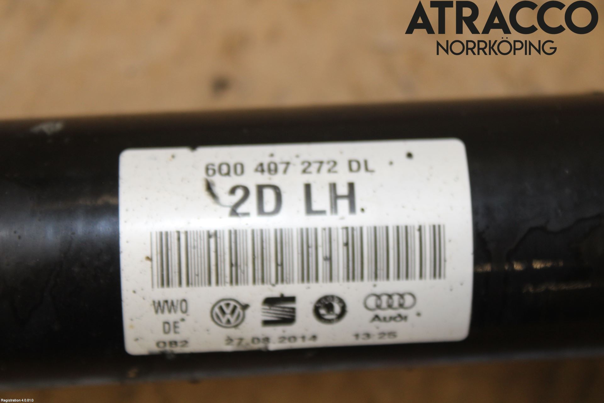 Skoda FABIA 07-14 Drivaxel Fram Höger