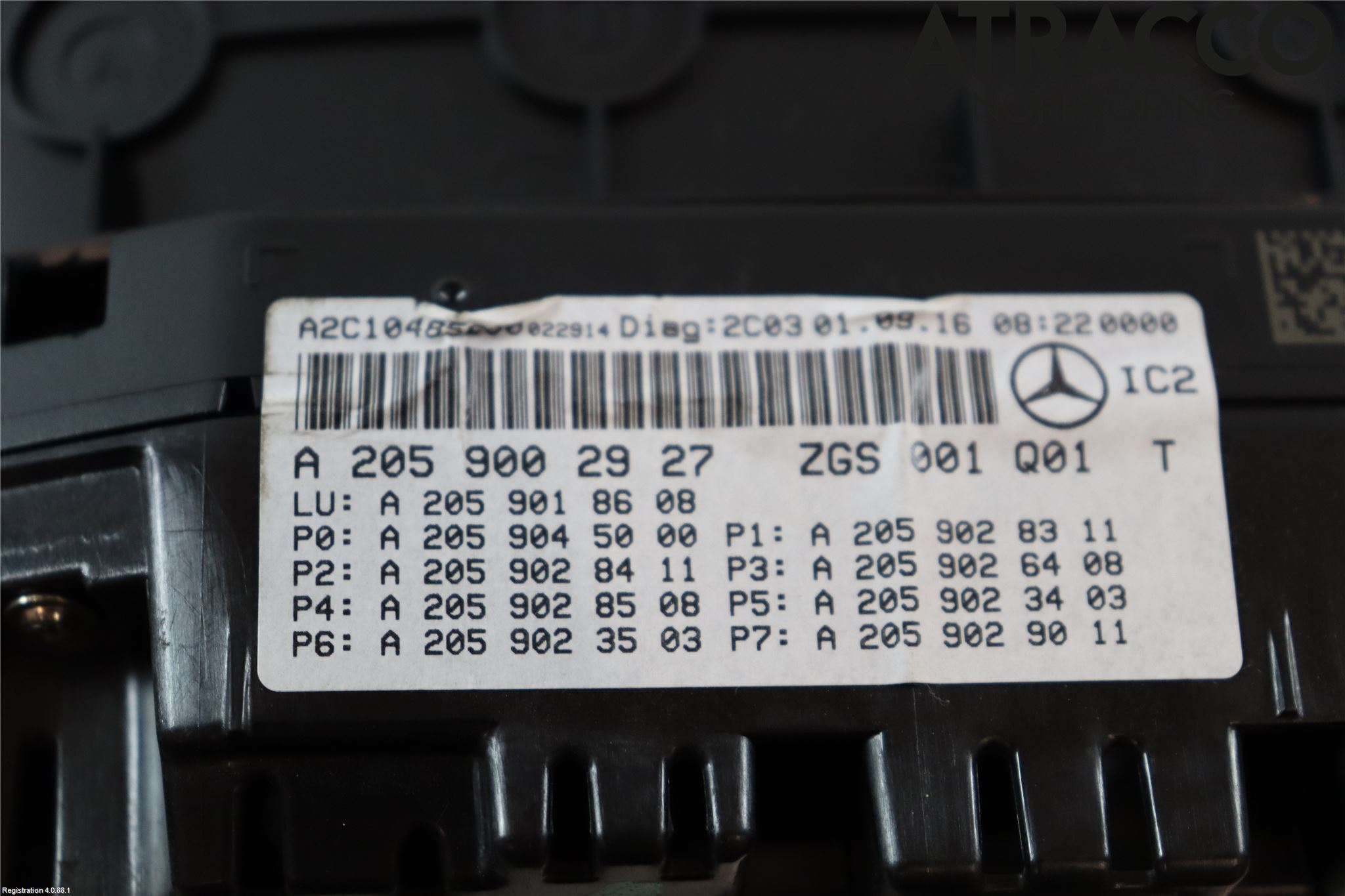 Mercedes-Benz MB C-KLASS (W205) 14-21 Instrument Komb
