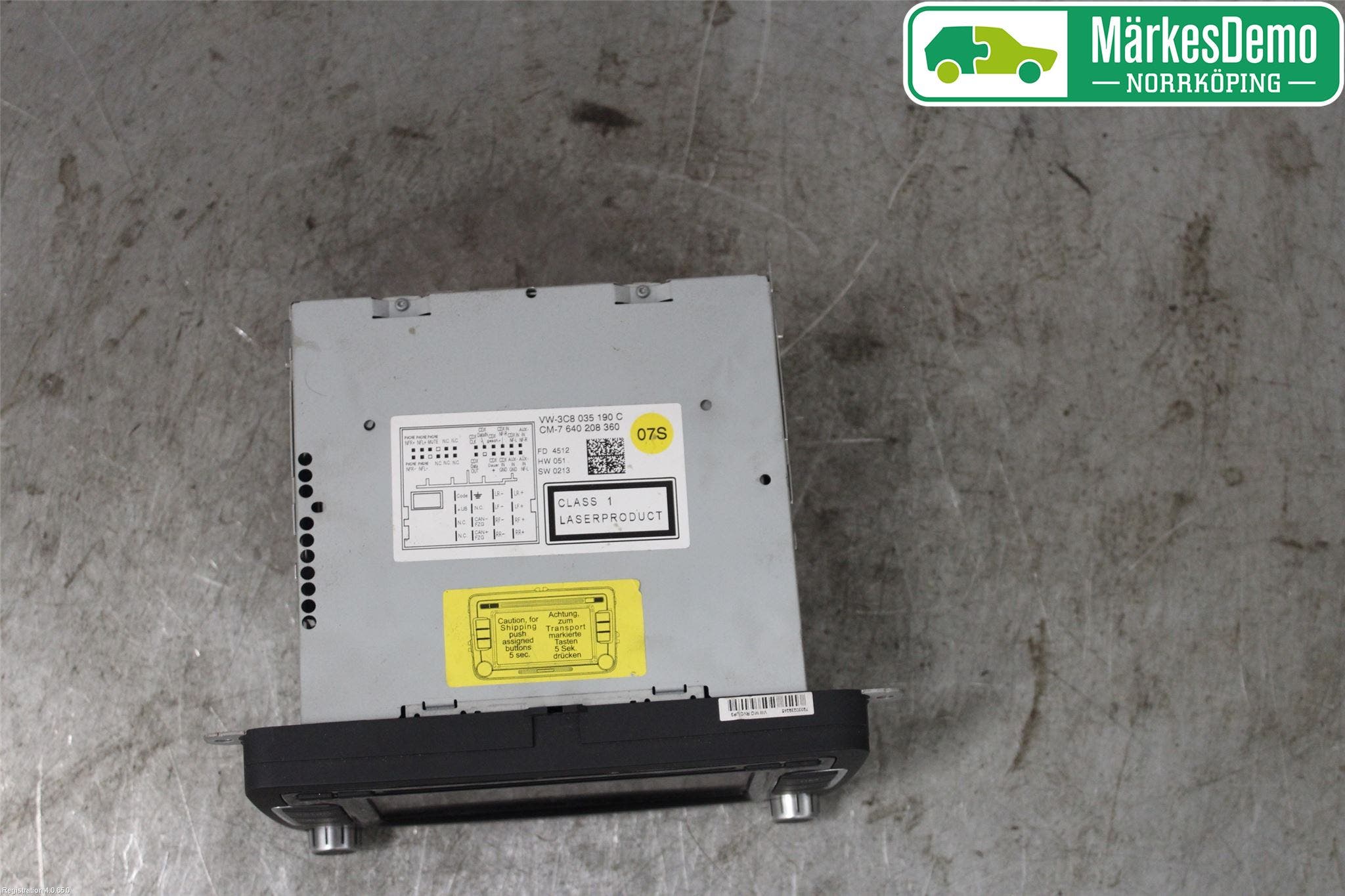 Volkswagen VW PASSAT 11-14 Cd Radio - Multimediapanel