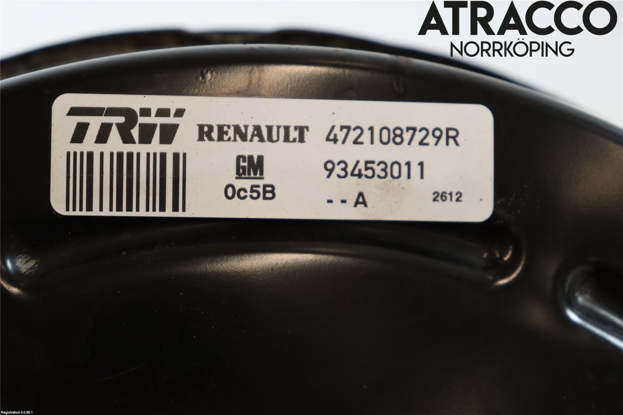 Renault TRAFIC/E-TECH 15- Bromsservo