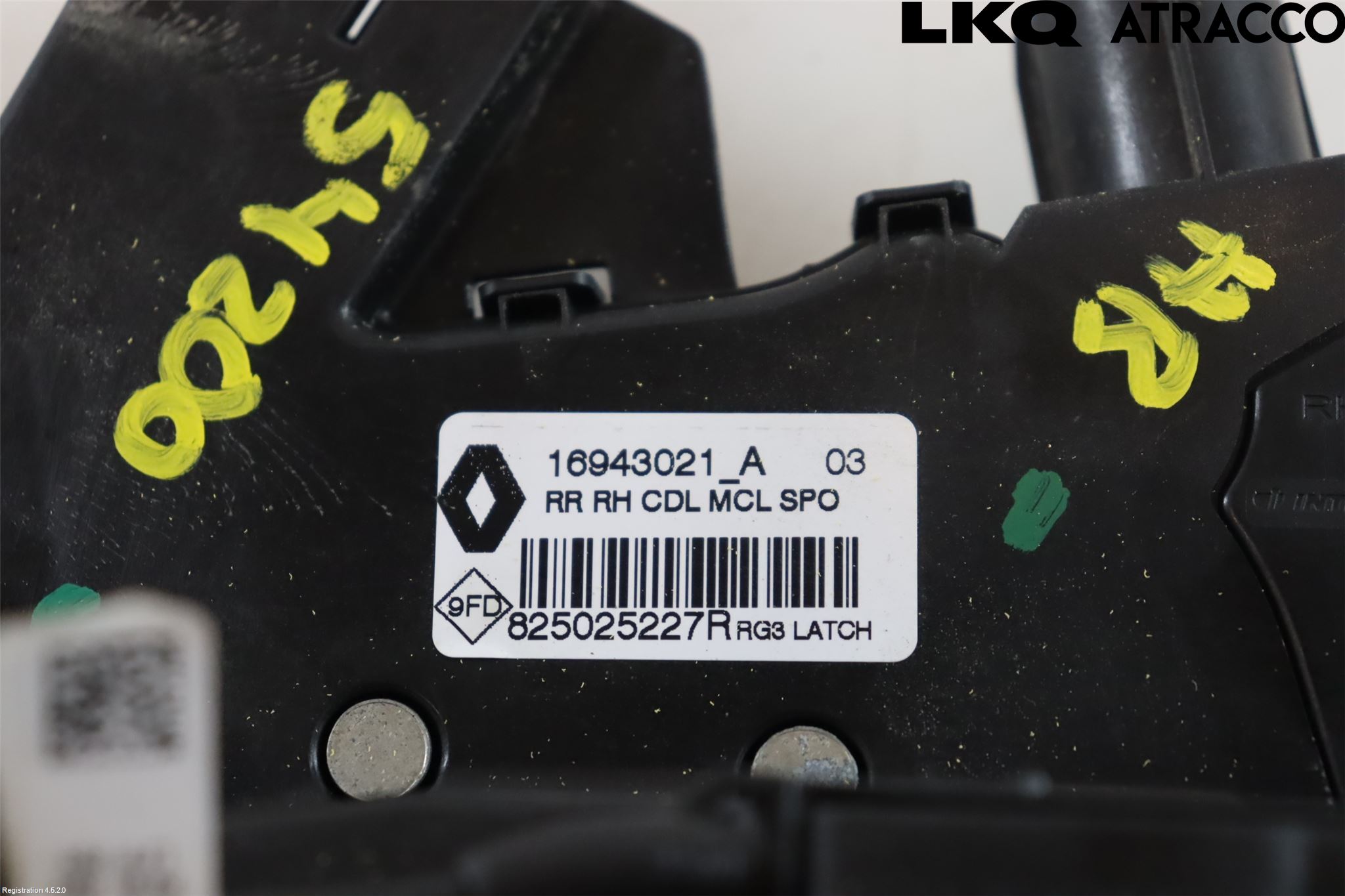 Renault MEGANE IV 16-23 Låskista-Dörrlås