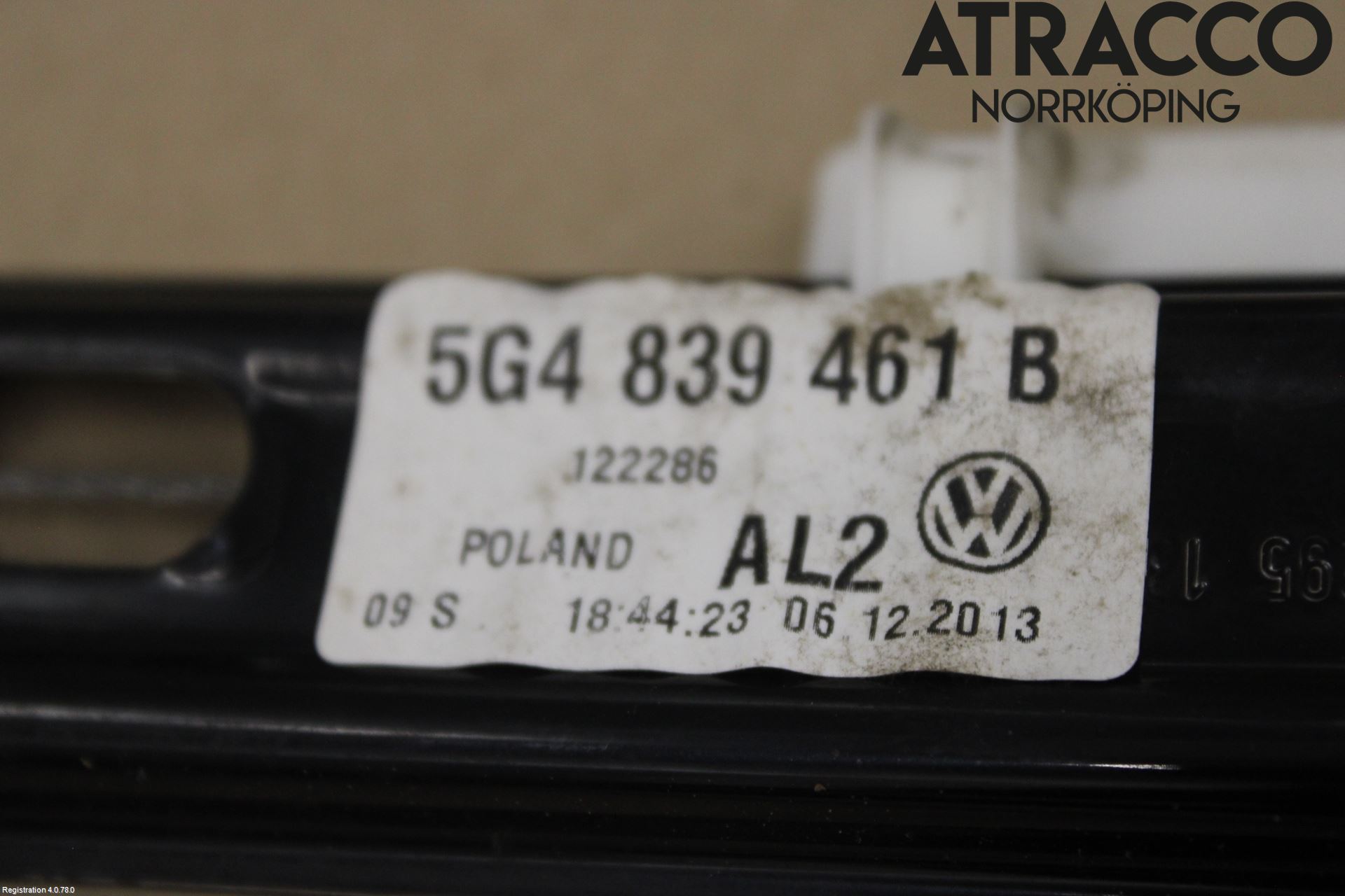 Volkswagen VW GOLF / E-GOLF VII 13-20 Fönsterhiss El Kompl