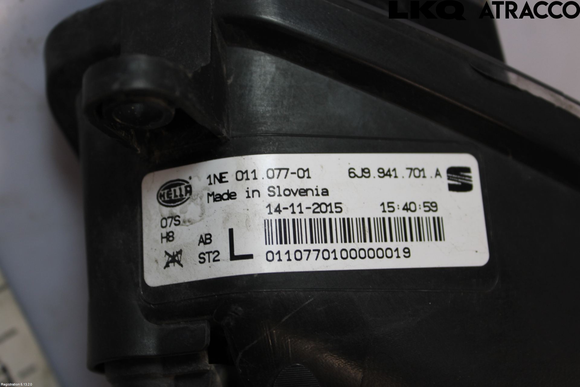 Seat TOLEDO 12-19 Dimljus-Varselljus Fram