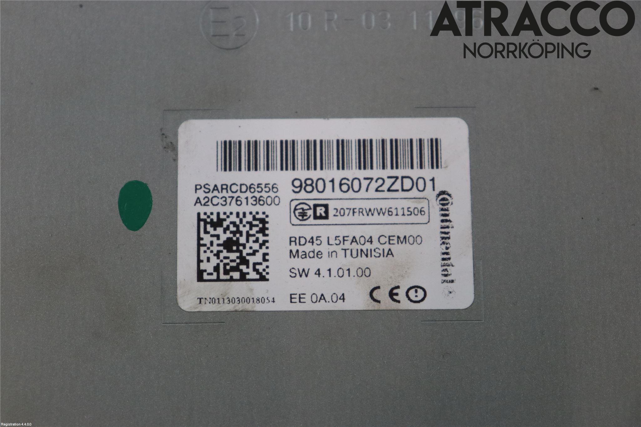 Citroen C5 08-17 Cd Radio - Multimediapanel