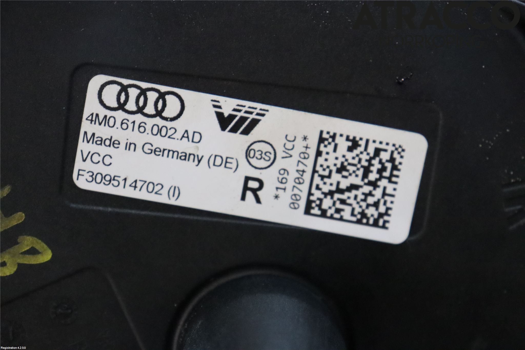 Audi Q7/SQ7 Nivå-Luftfjädring Bälg