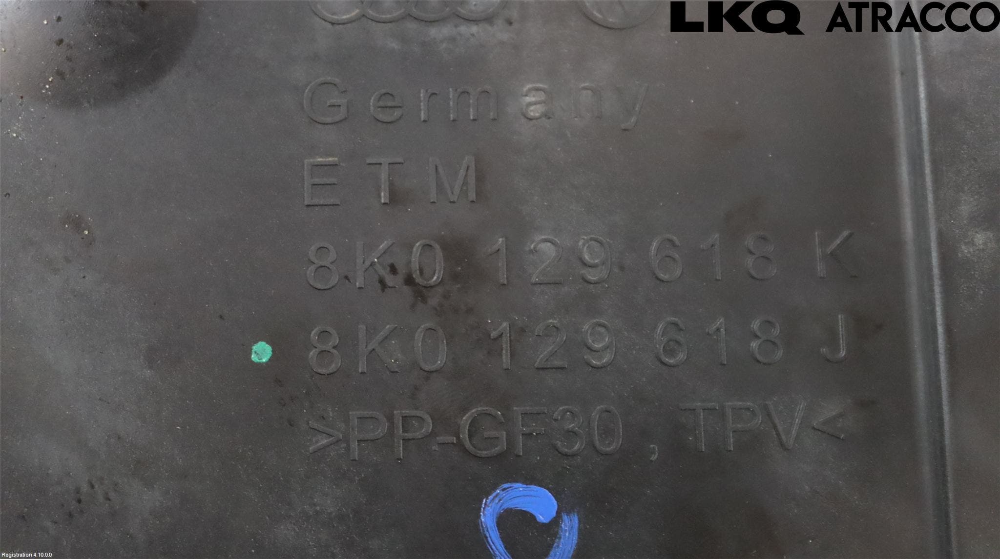 Audi A4 12-15 Injgummibälg-Slang