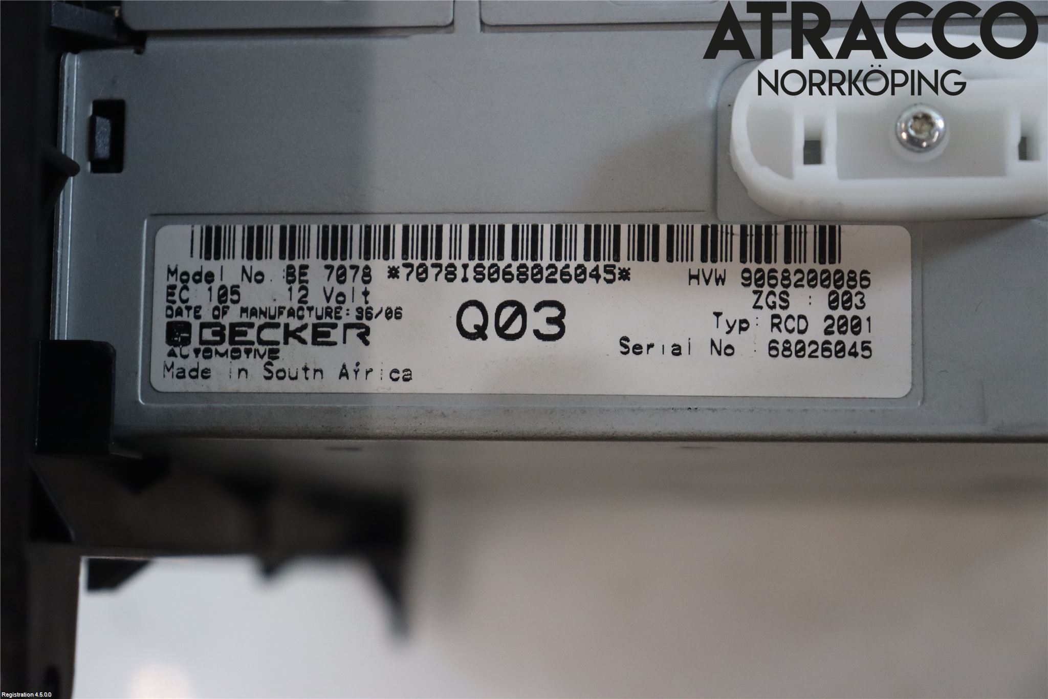 Volkswagen VW CRAFTER 06-16 Cd Radio - Multimediapanel