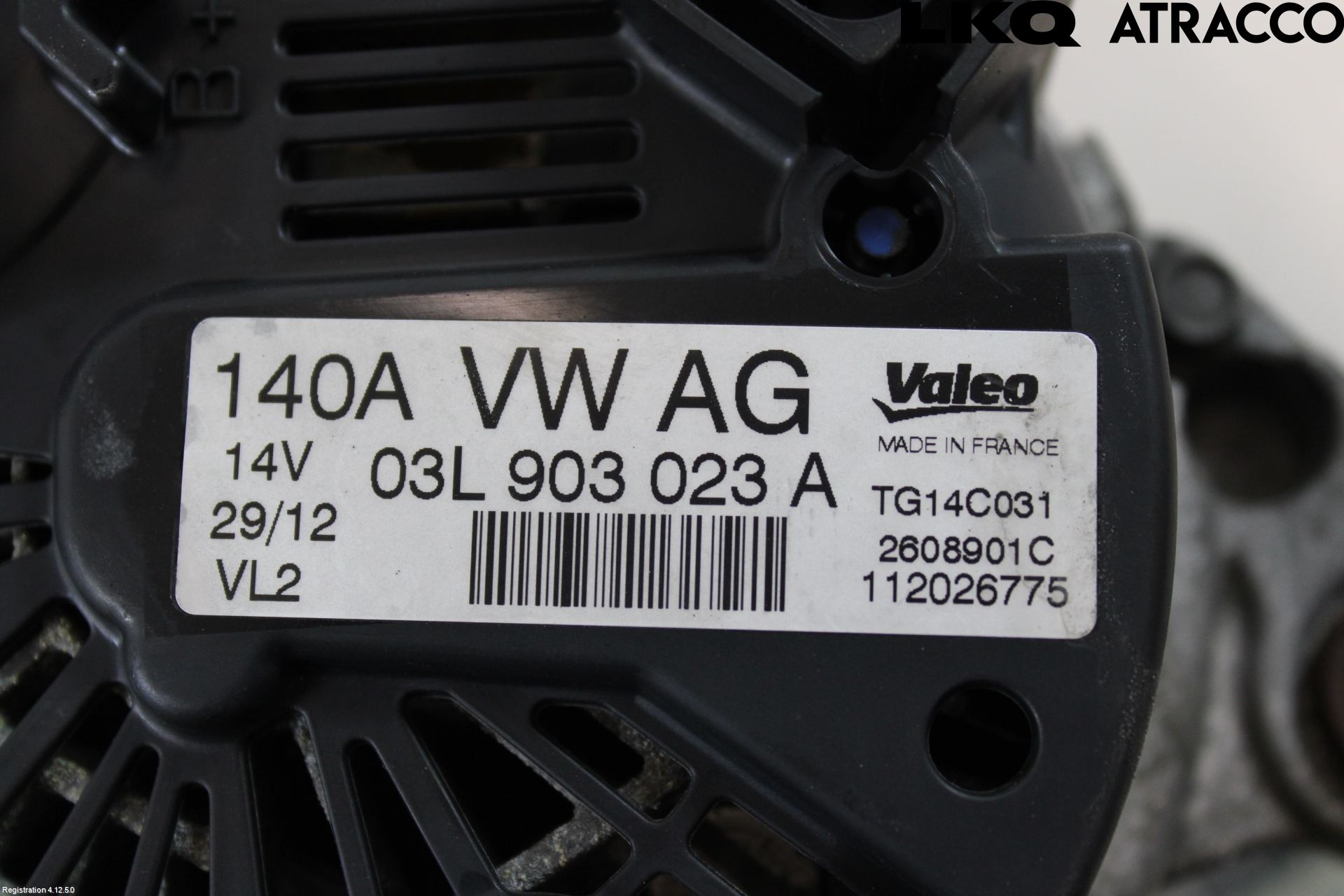 Audi A3/S3 05-13 Generator