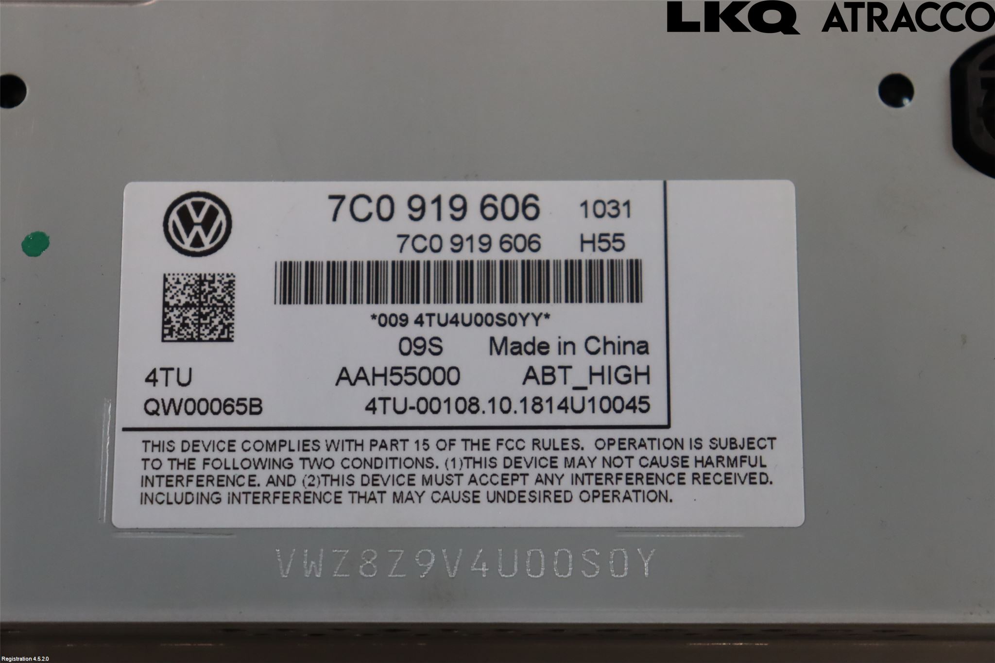 Volkswagen VW CRAFTER II / E-CRAFTER 17- Multifunktionsdisplay