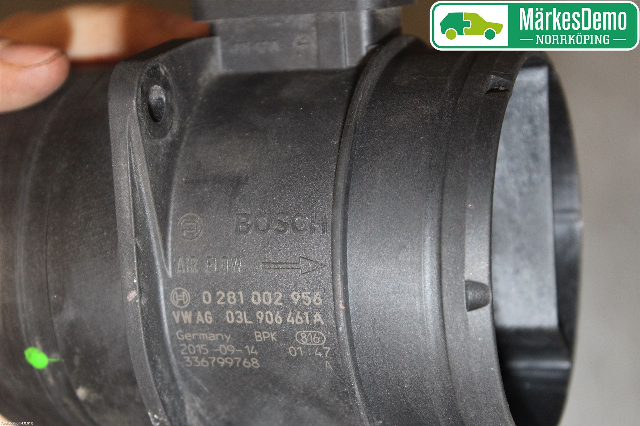 Audi A4 12-15 Injluftmassamätare