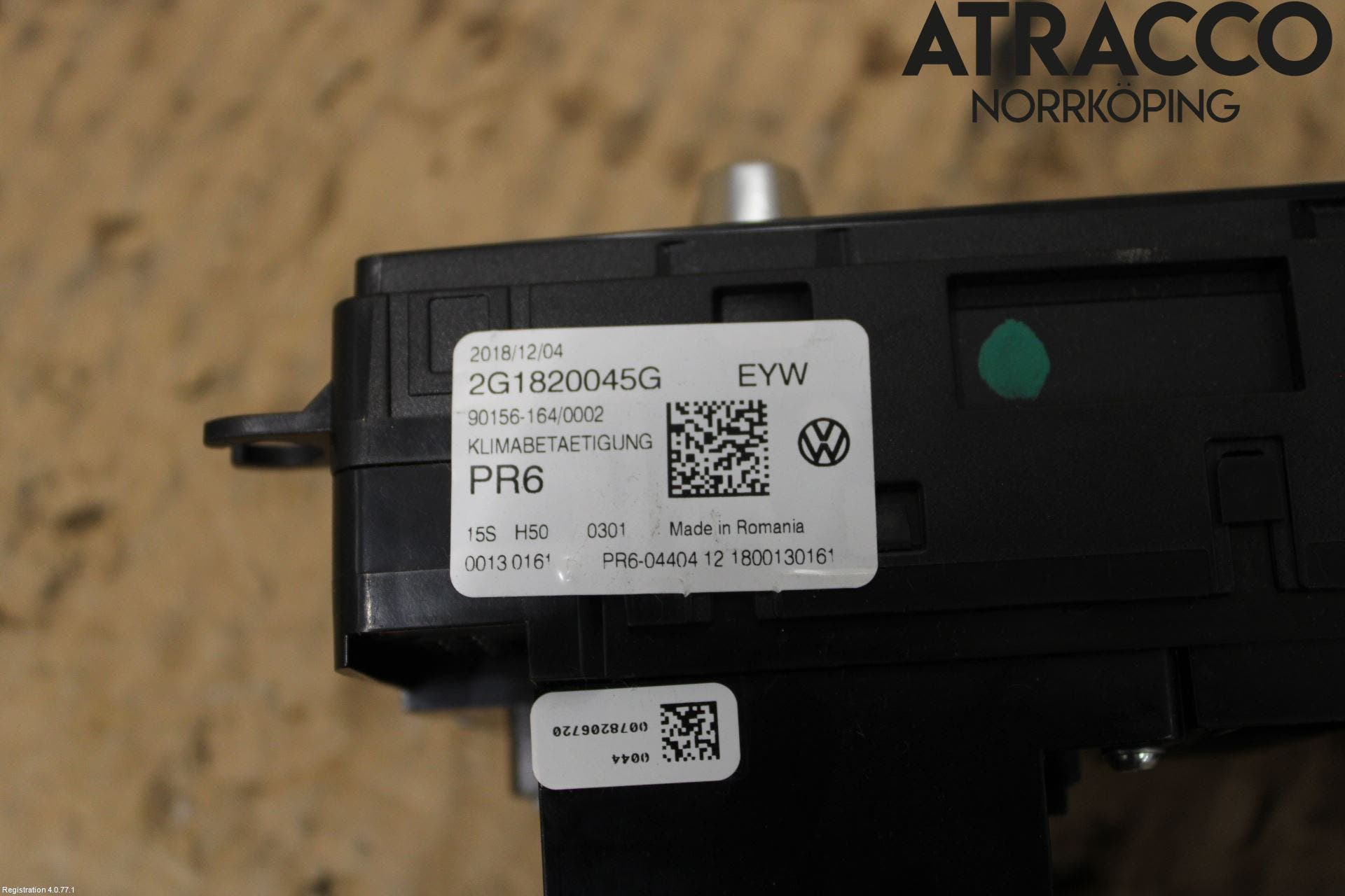 Volkswagen VW POLO VI 18->> Värmereglage