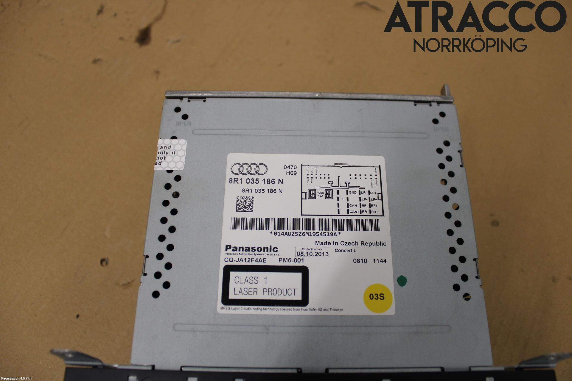 Audi A4 12-15 Cd Radio - Multimediapanel