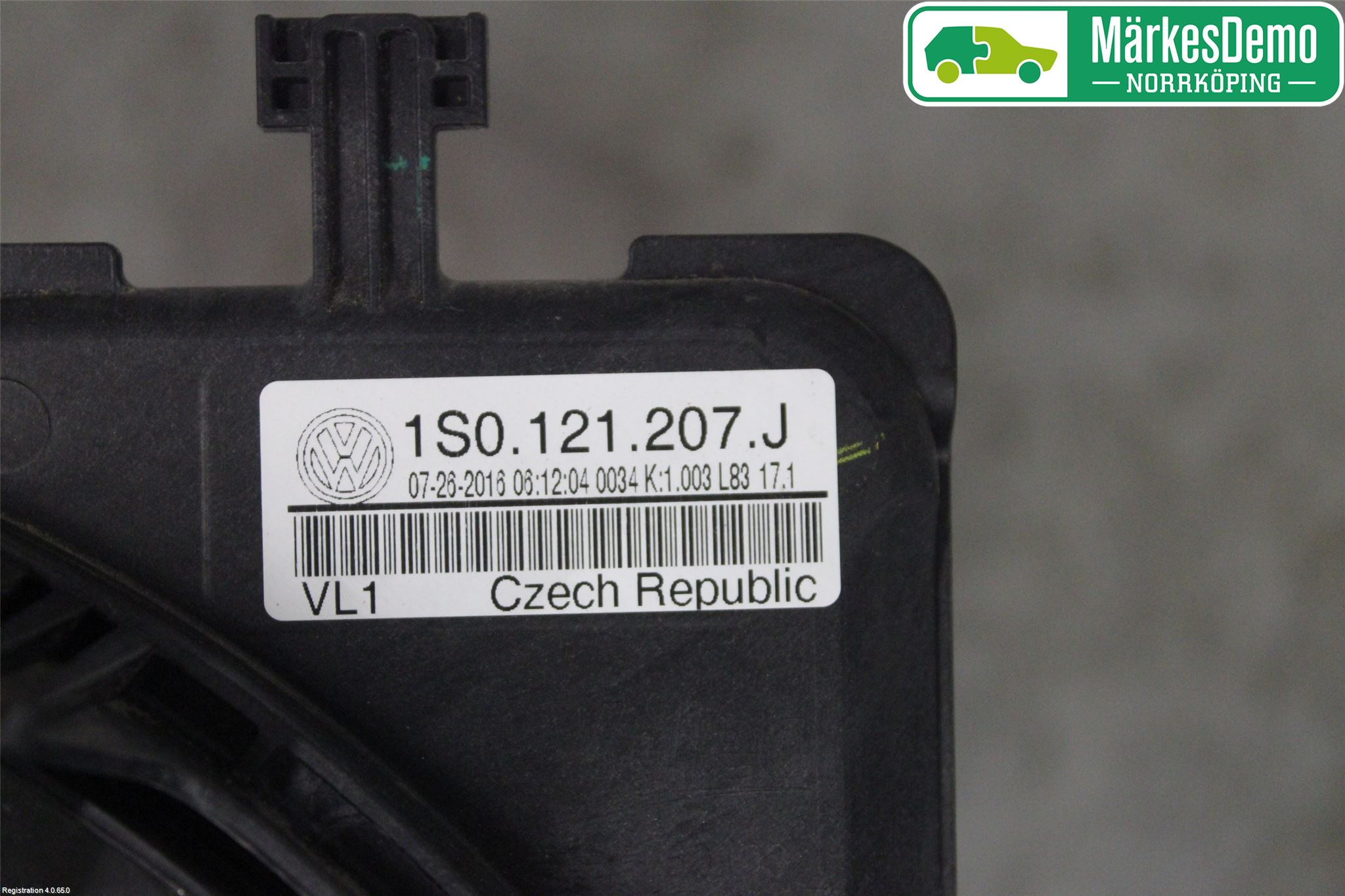 Volkswagen VW UP! / E-UP! Kylfläkt El