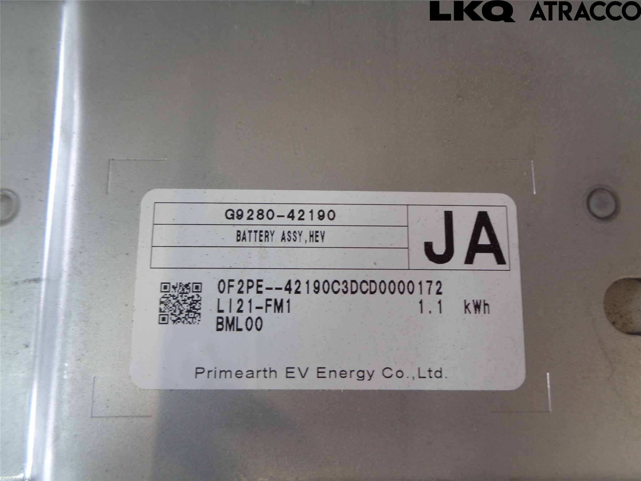 Toyota RAV4 19- Batteri Högspänning