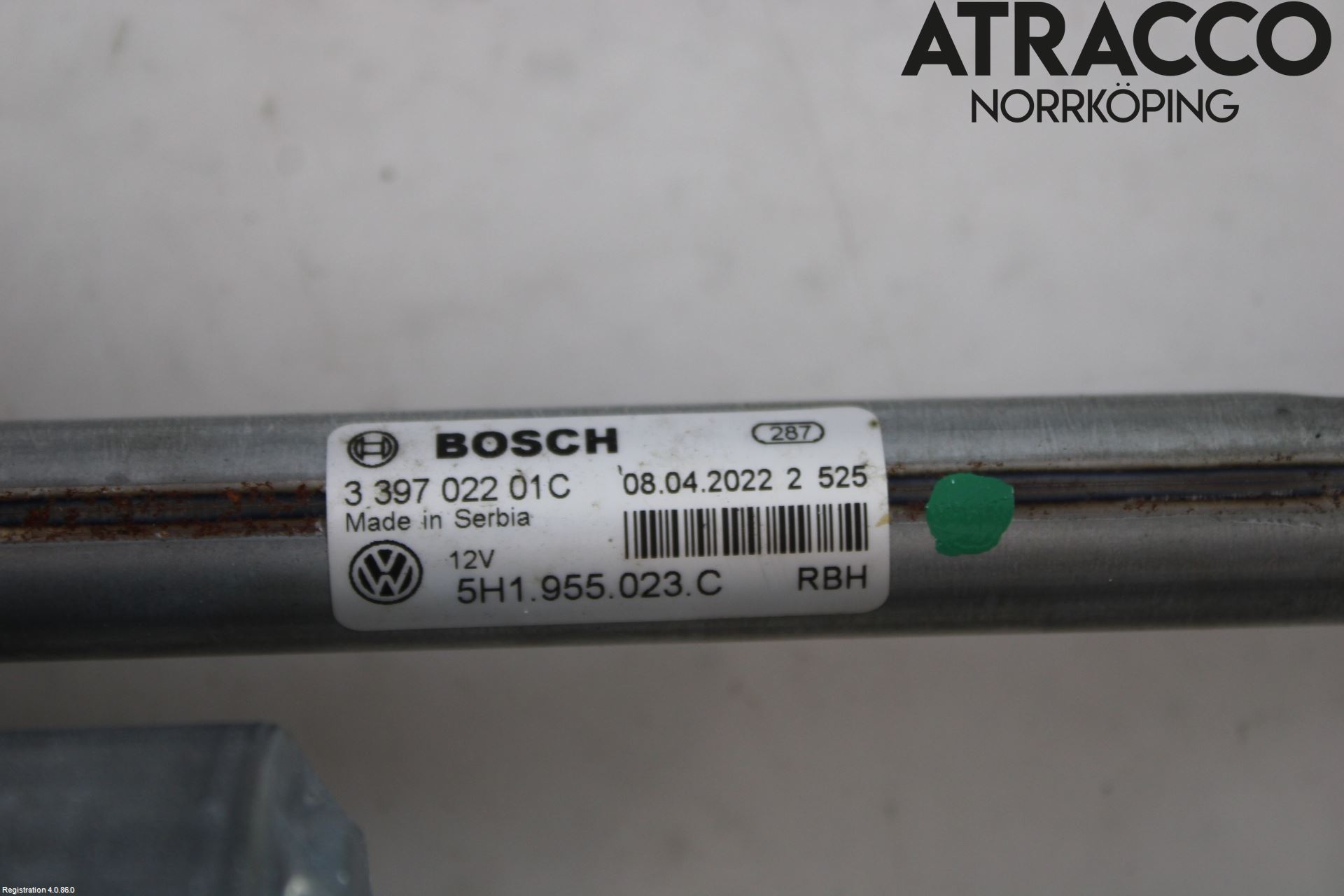 Volkswagen VW GOLF / E-GOLF VIII 20- Torkarmekanism Vindruta