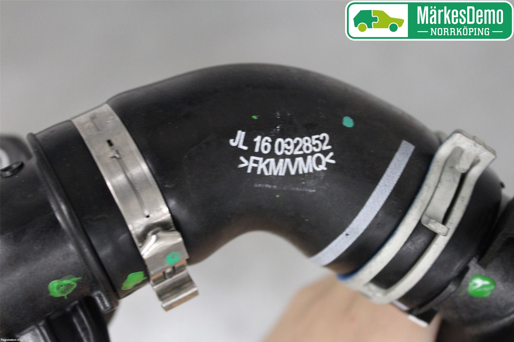 Renault KANGOO II 15-21 Laddluft-Intercoolerrör