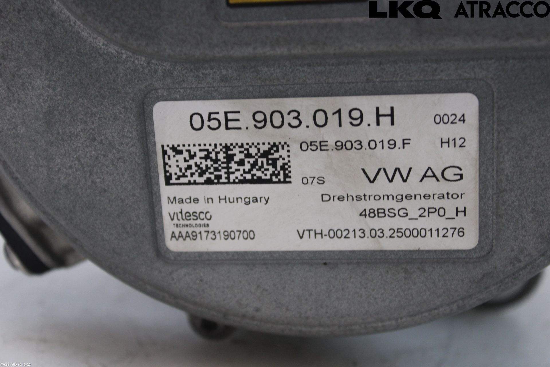 Audi A3/S3 8Y 21- Generator