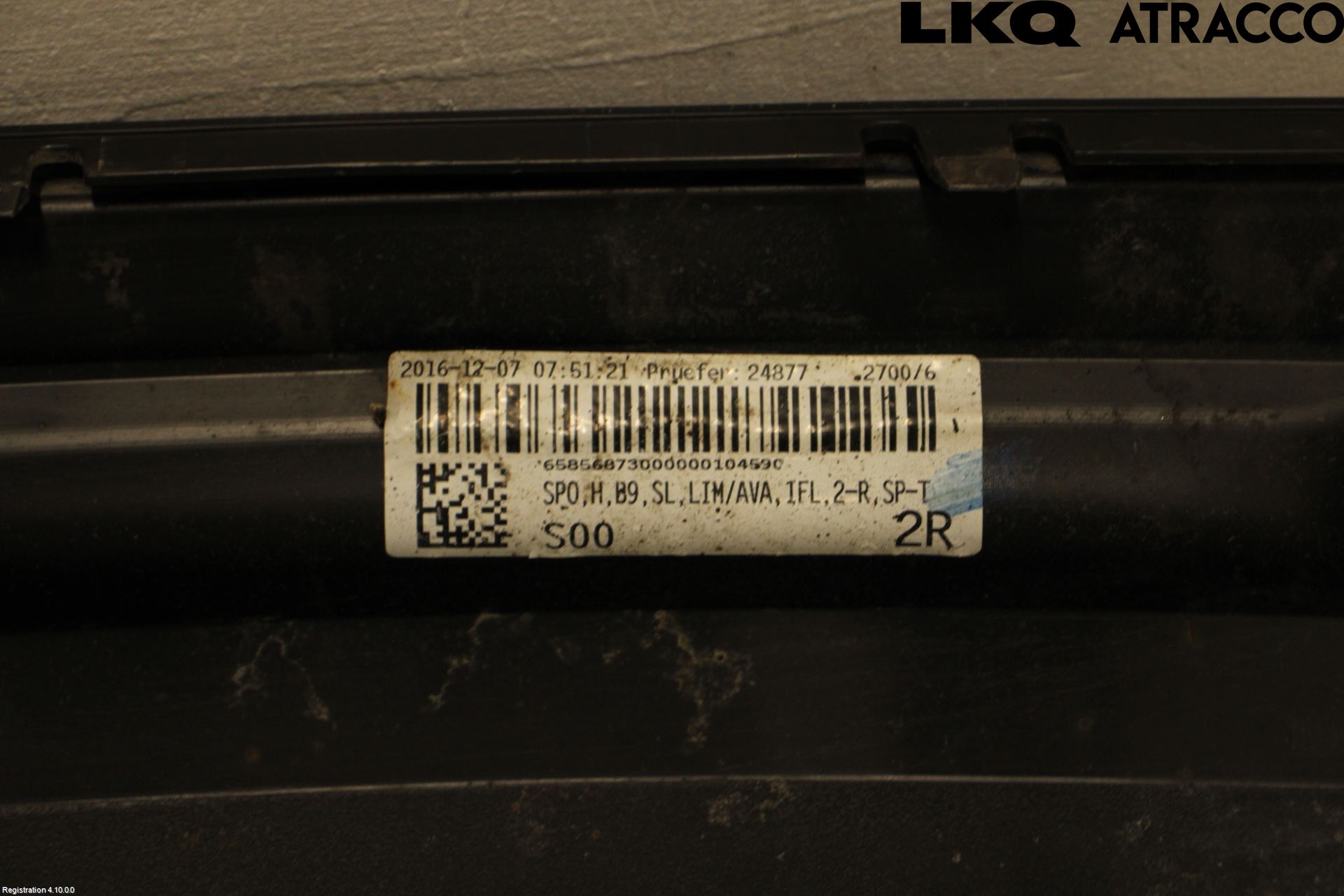 Audi A4/S4 B9 16-19 Spoiler Bak