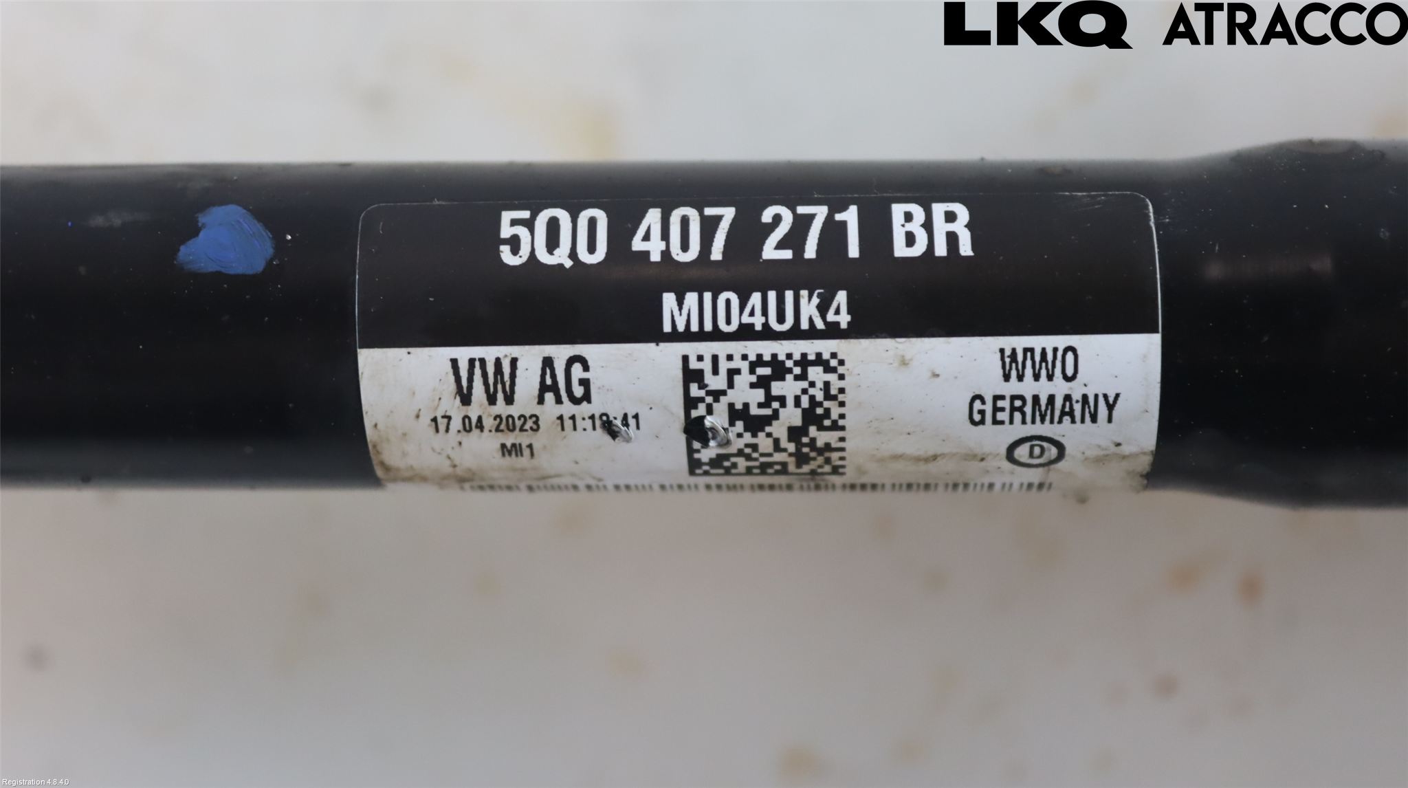 Volkswagen VW GOLF / E-GOLF VIII 20- Drivaxel Fram Vänster