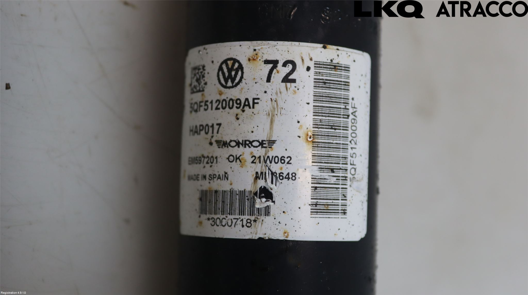 Seat TARRACO 19- Stötdämpare Bak