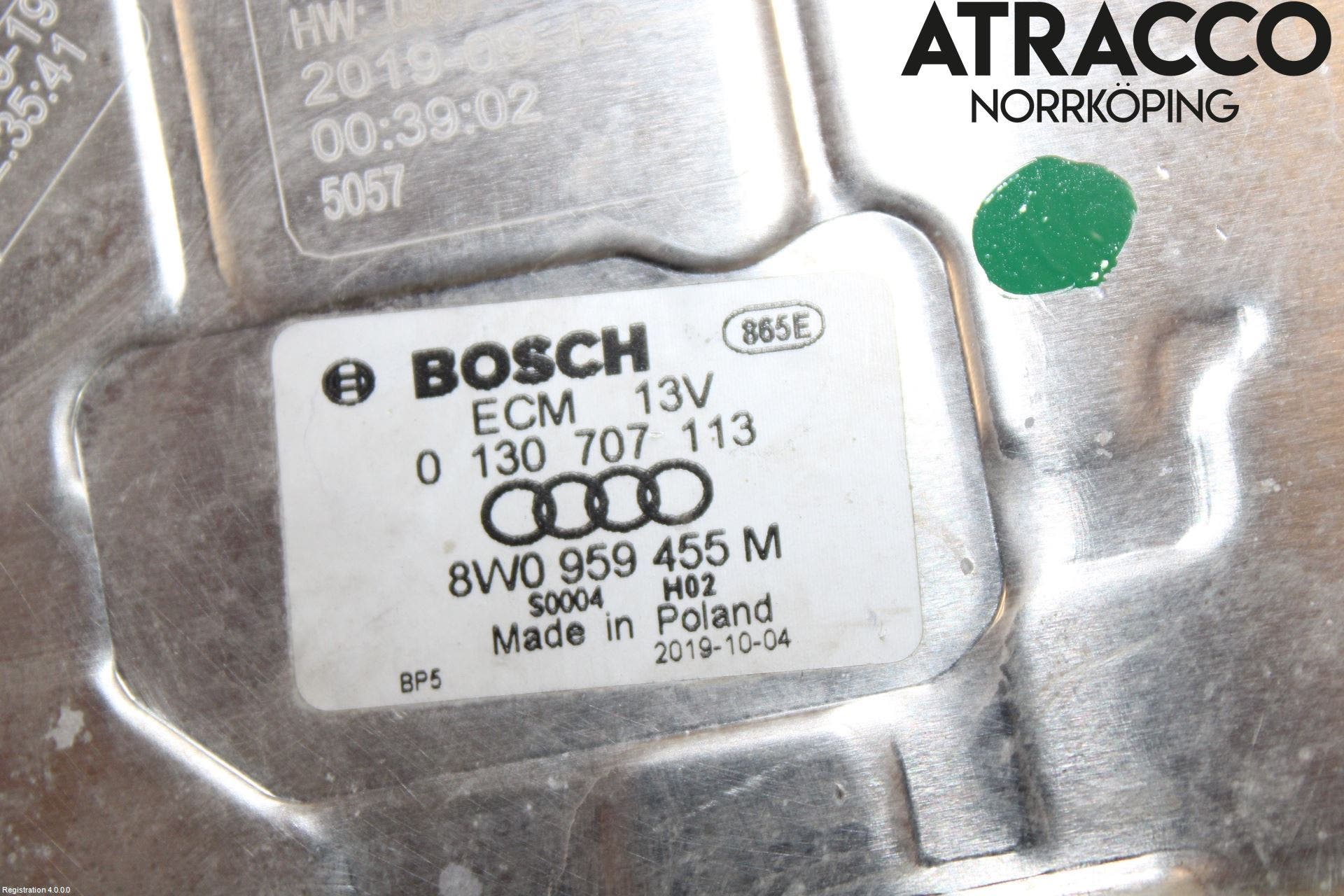 Audi A4/S4 B9 20- Kylfläkt El