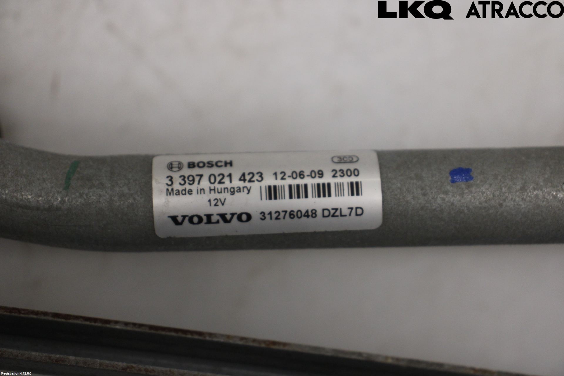 Volvo V40 12-19 Torkarmekanism Vindruta