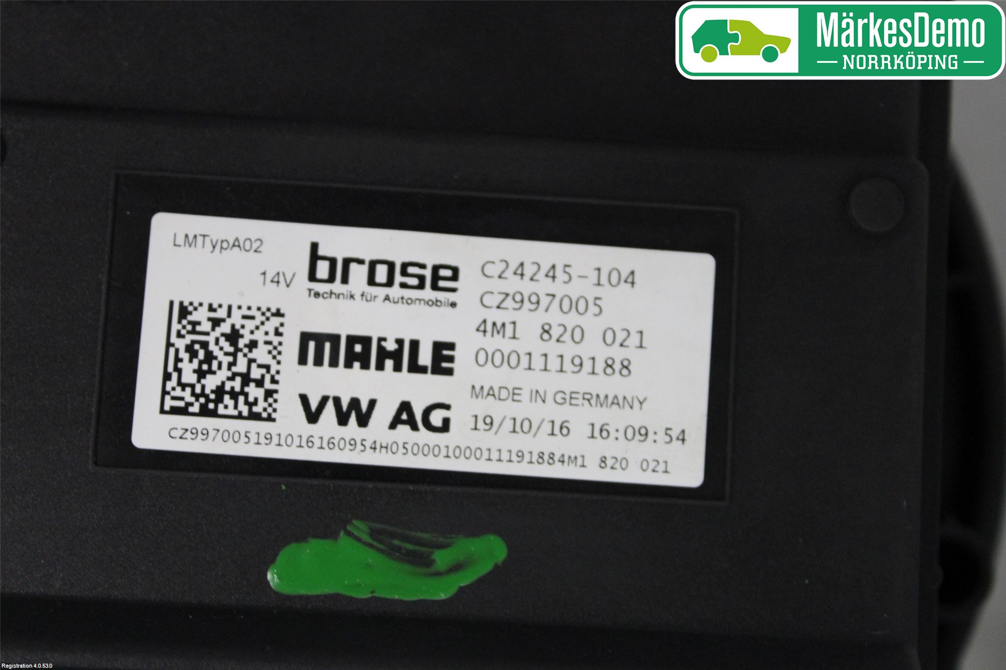 Audi A4/S4 B9 16-19 Värmefläkt