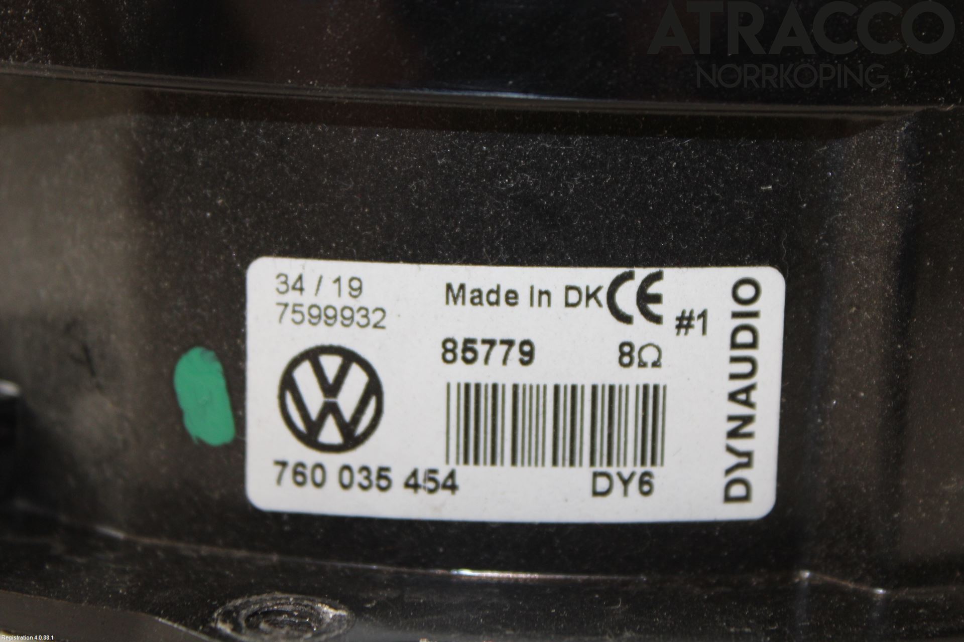 Volkswagen VW TOUAREG CR 18- Högtalare