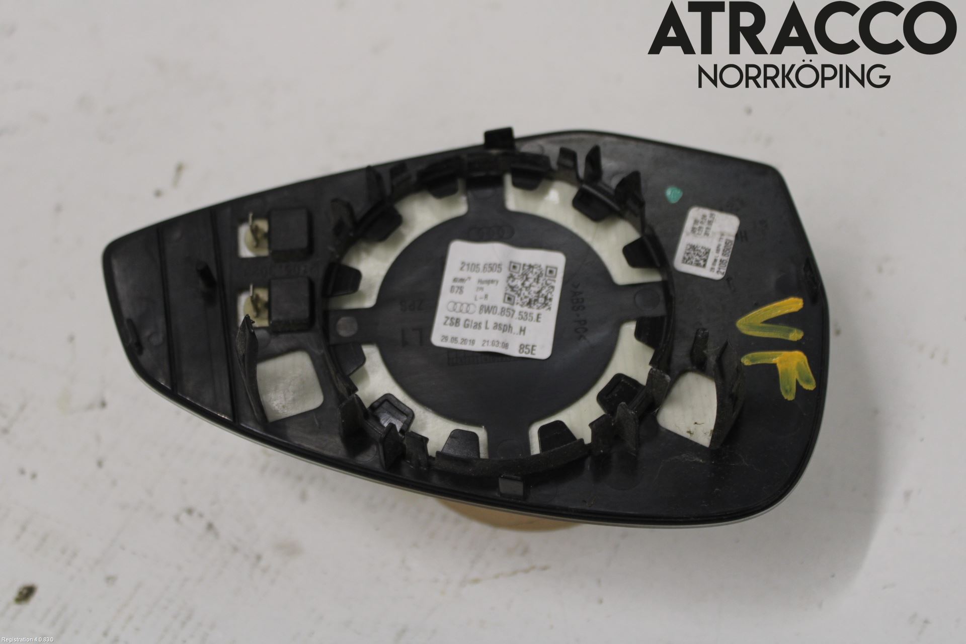 Audi A4/S4 B9 16-19 Spegel Yttre El Vä