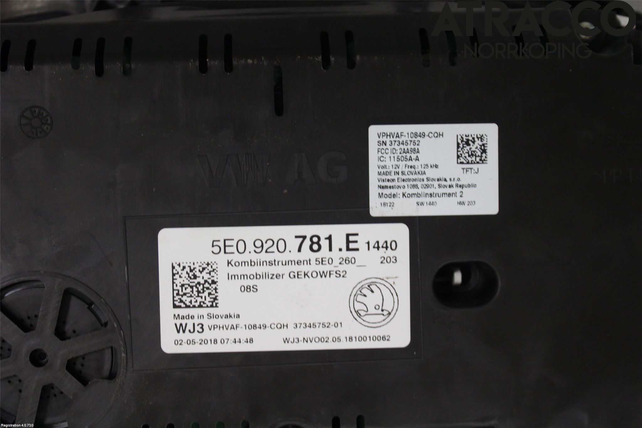 Skoda OCTAVIA (5E) 13-20 Instrument Komb