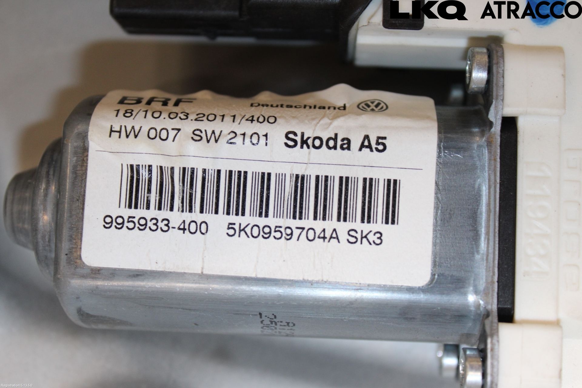 Skoda OCTAVIA (1Z) 05-13 Fönsterhiss El Kompl