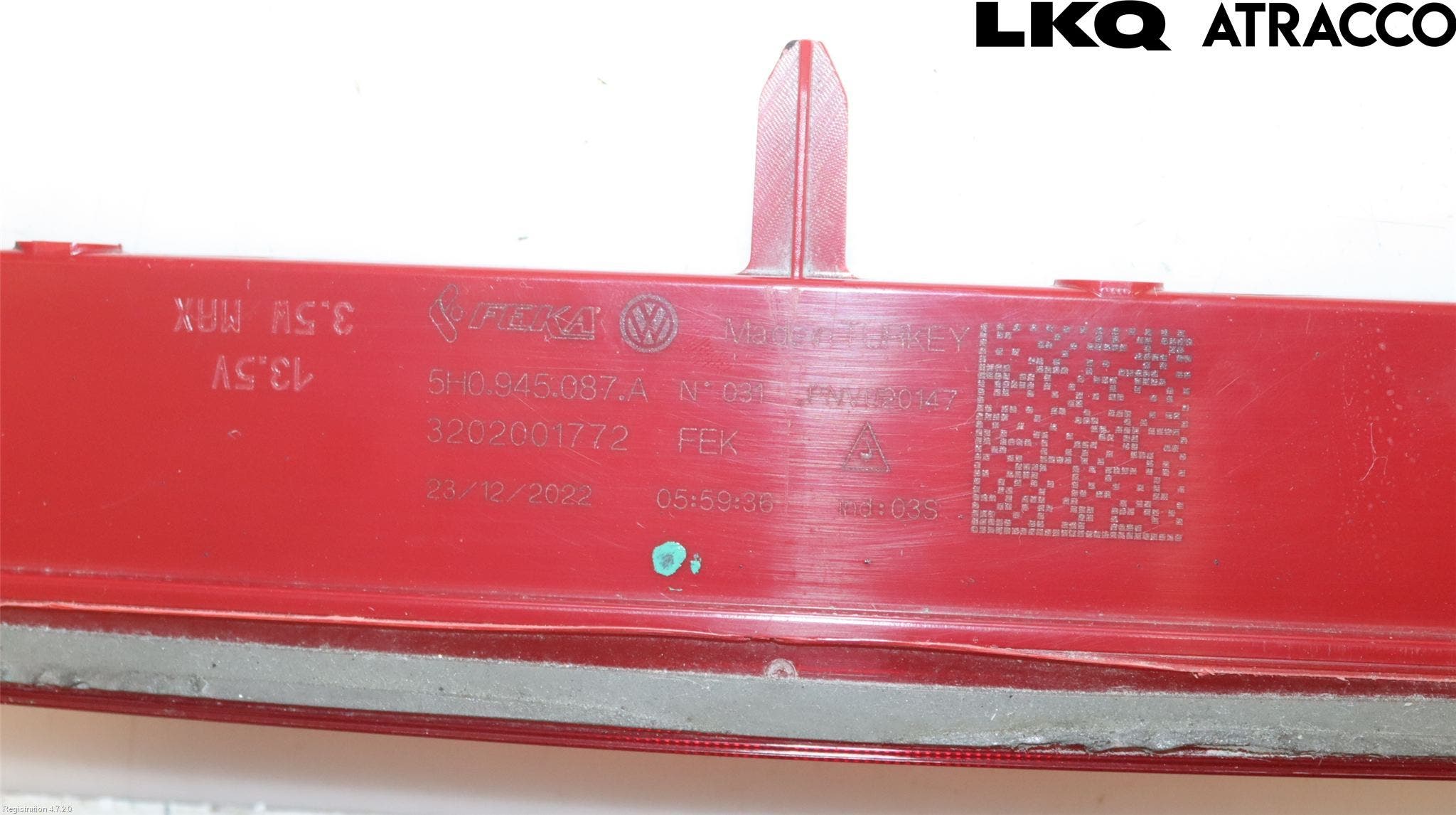 Volkswagen VW ID.4 21- Bromsljus Bakruta