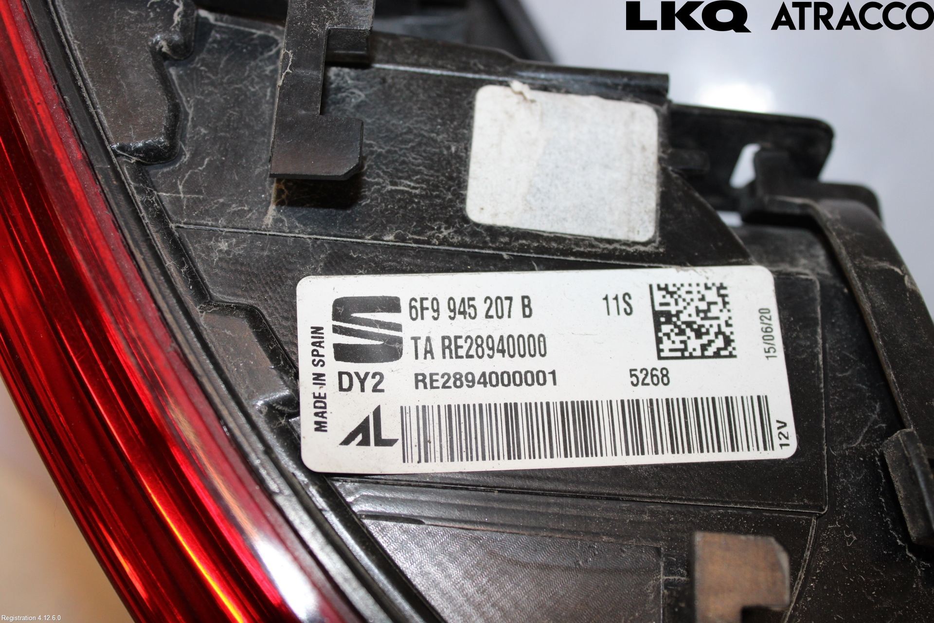 Seat ARONA Bakljus Vänster
