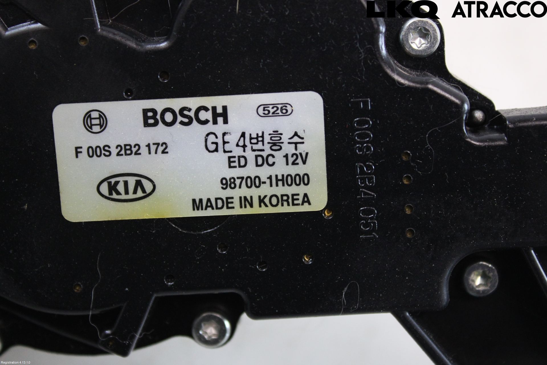 Kia CEED 06-12 Torkarmotor Baklucka