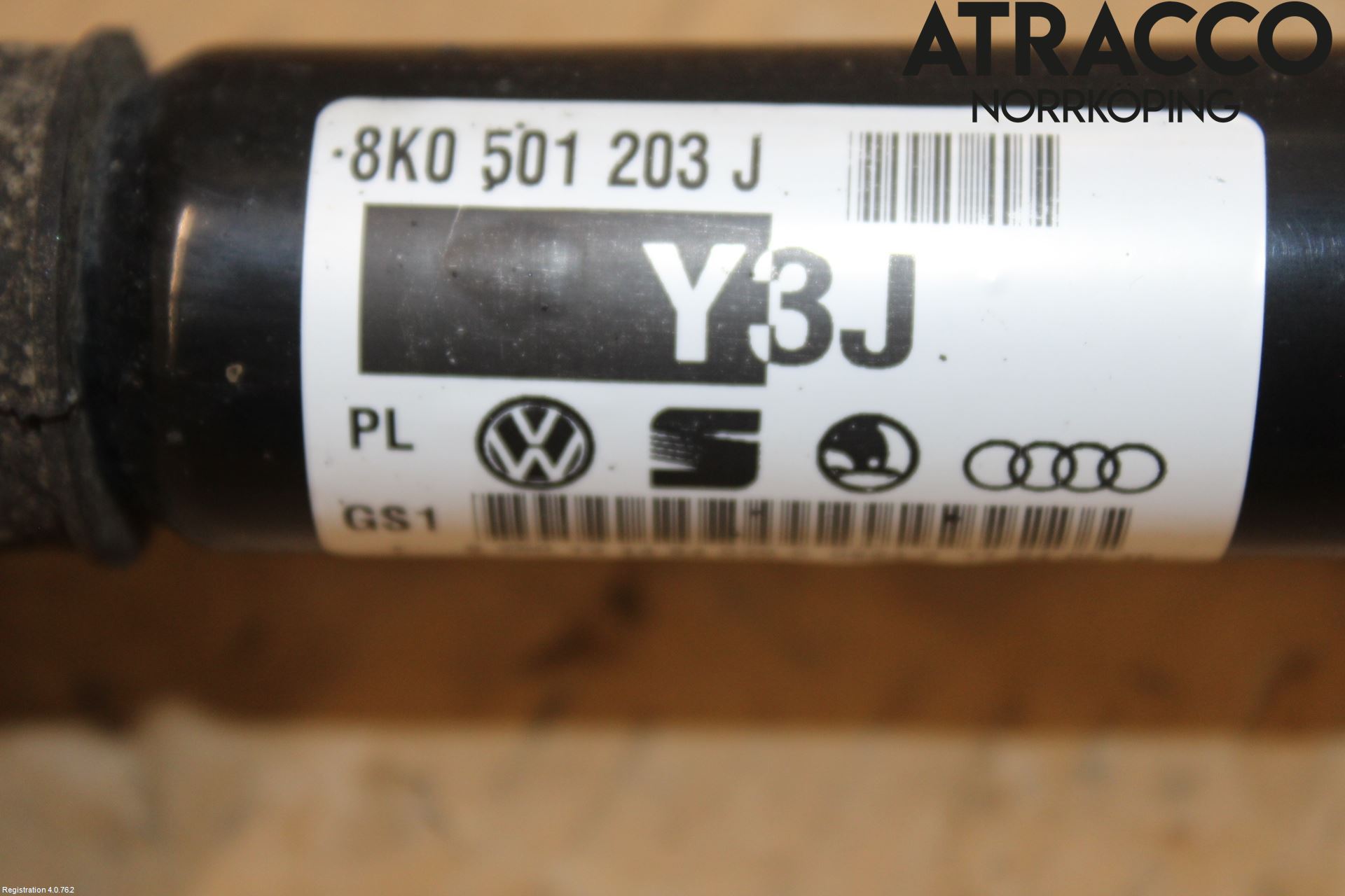 Audi A5 07-16 Drivaxel Bak Vänster
